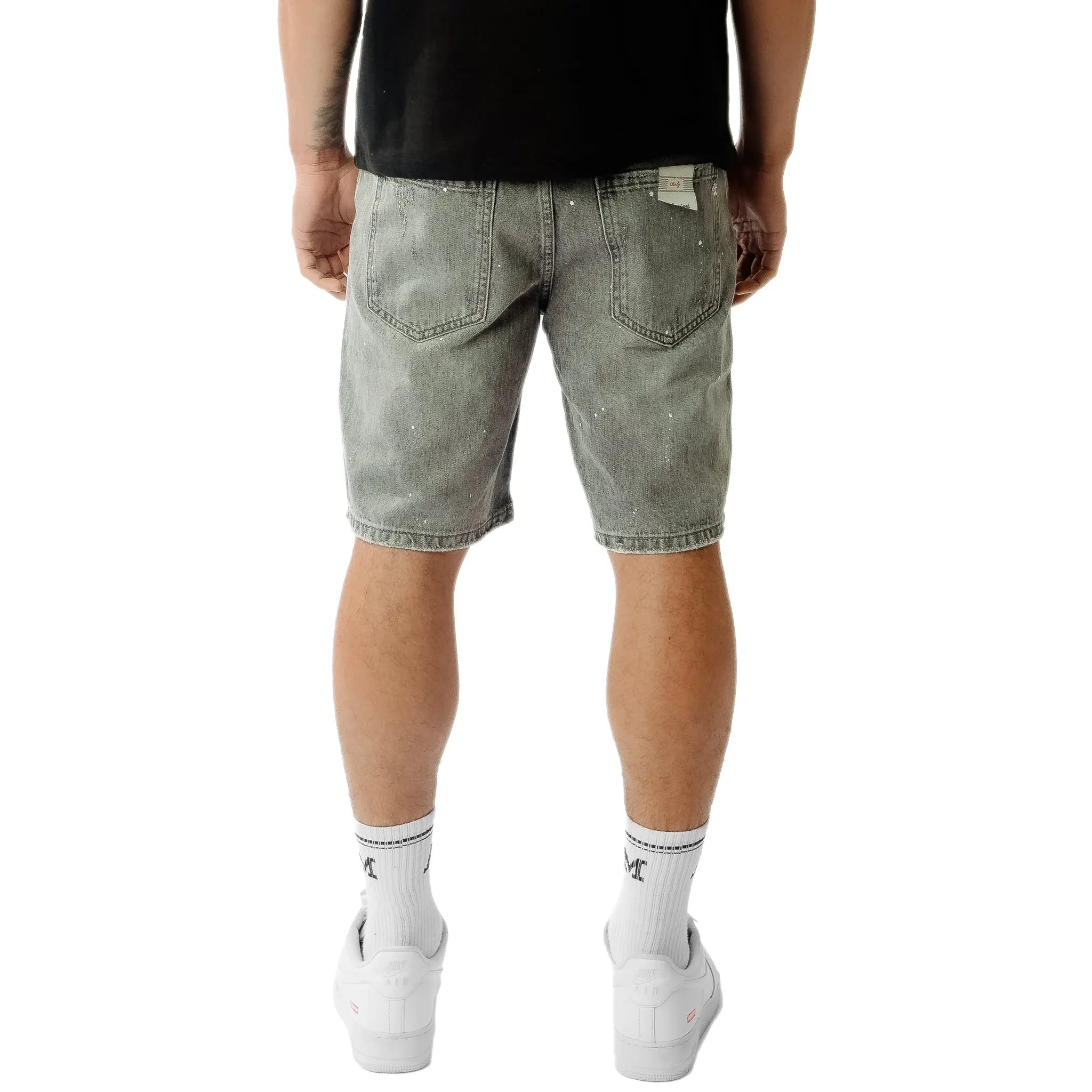Amicci Adrano Grey Carpenter Shorts for Men - Durable Work Shorts with Multiple Pockets | Perfect for Construction, Hiking & Outdoor Activities