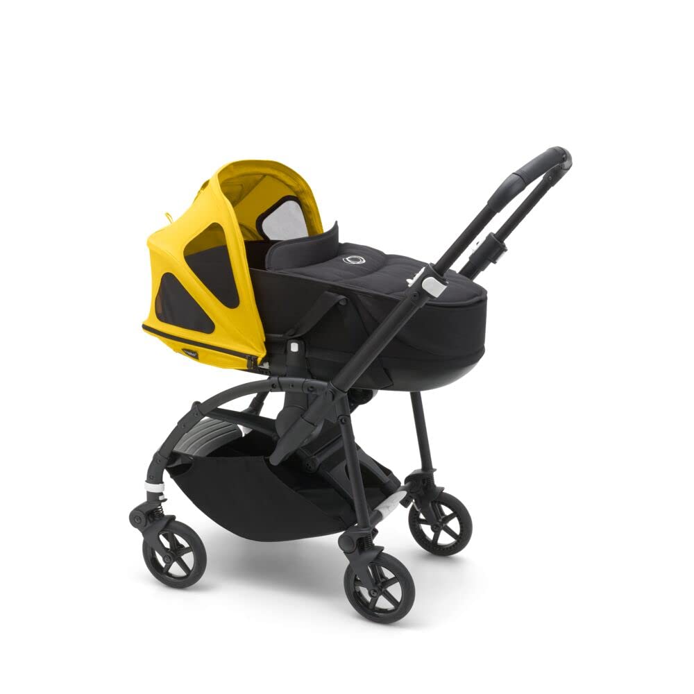 Bugaboo Bee Breezy Sun Canopy Stroller Accessory - UPF 50+ Sun Protection & Ventilation Panels, Lemon Yellow - Perfect for Outdoor Walks, Beach Trips & Summer Adventures with Baby
