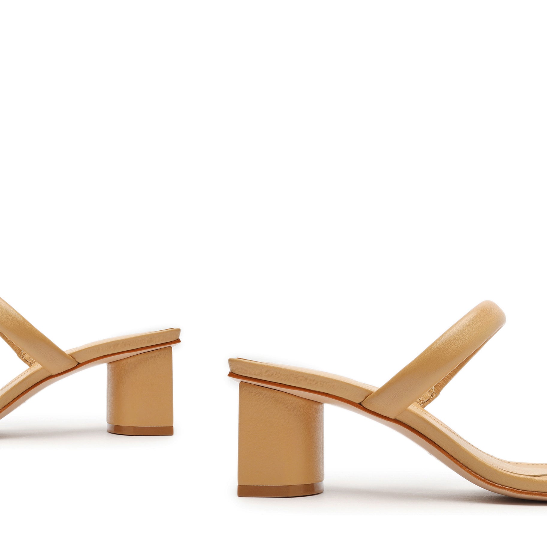 Ully Lo Nappa Leather Sandals for Women - Comfortable Summer Slide Sandals with Soft Leather Straps - Perfect for Beach, Vacation & Casual Outfits