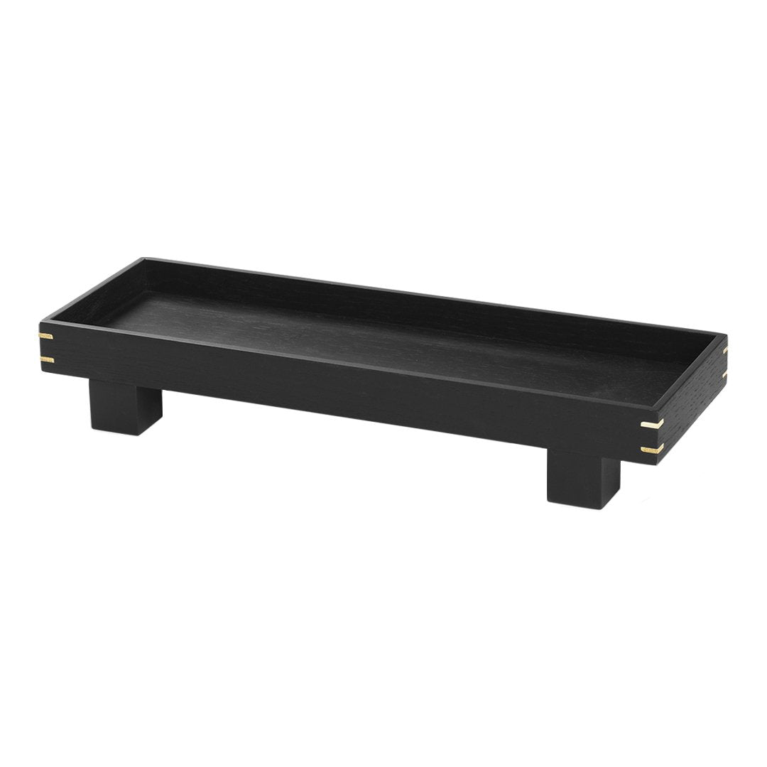 Ferm Living Bon Wooden Tray - Natural Wood Serving Tray for Coffee Table, Breakfast in Bed, Bathroom & Home Decor | Handcrafted Scandinavian Style Wood Tray