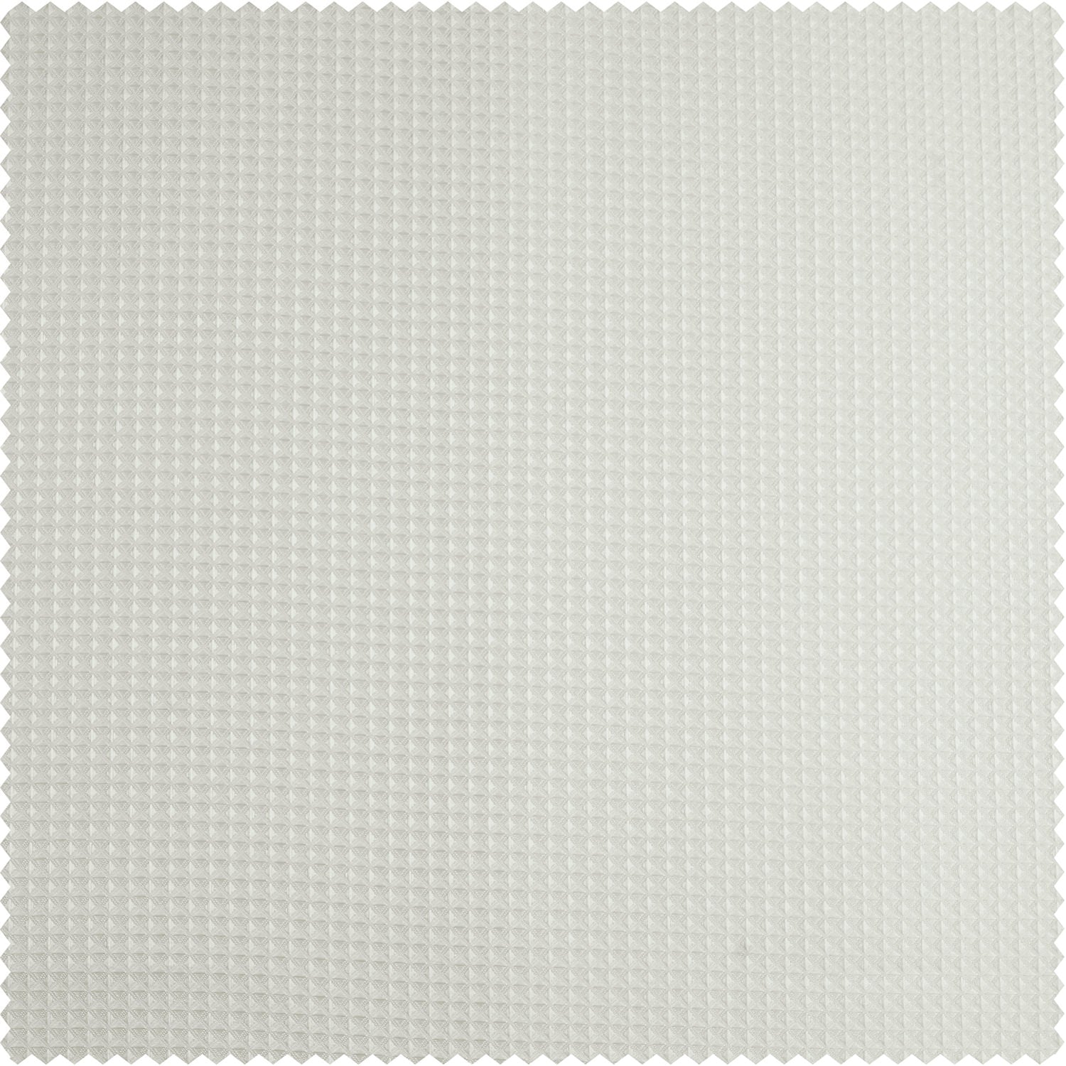 Off White Modern Waffle & Heavyweight Fabric Shower Curtain - Waterproof Bathroom Decor for Luxury Spa-Like Experience