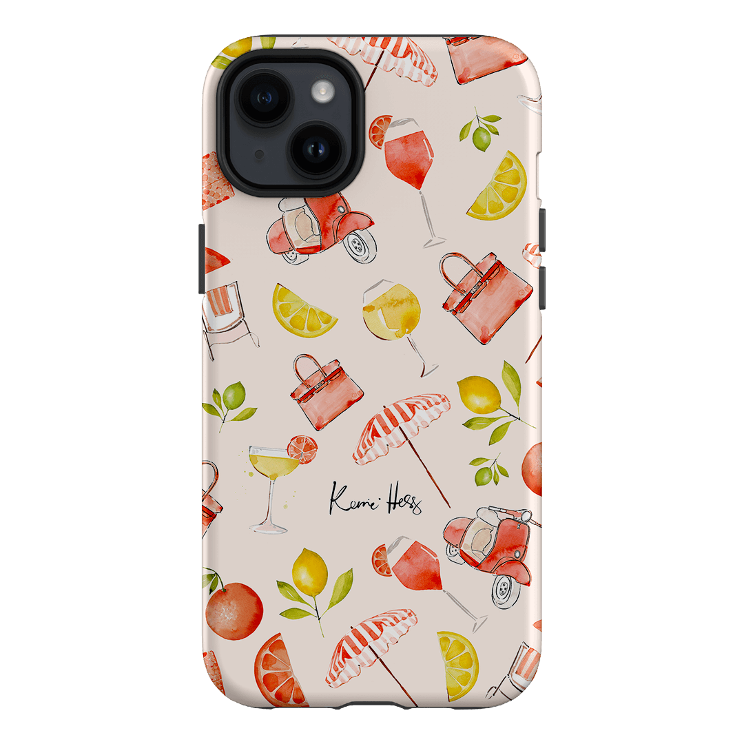 Stylish Positano Phone Case - Durable & Slim Protective Cover for iPhone & Samsung - Perfect for Travel, Work & Everyday Use