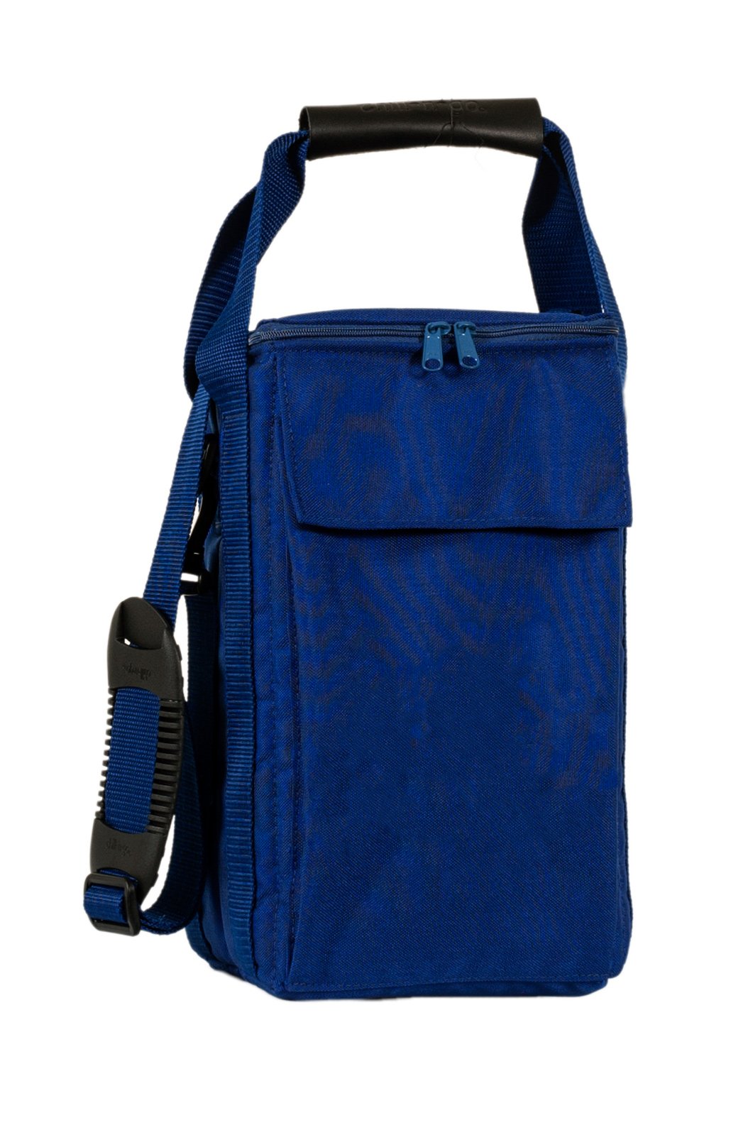 Premium 4-Bottle Wine Tote Bag for Travel - Elegant Royal Blue Insulated Wine Carrier - Perfect for Picnics, Beach Trips & Gifts