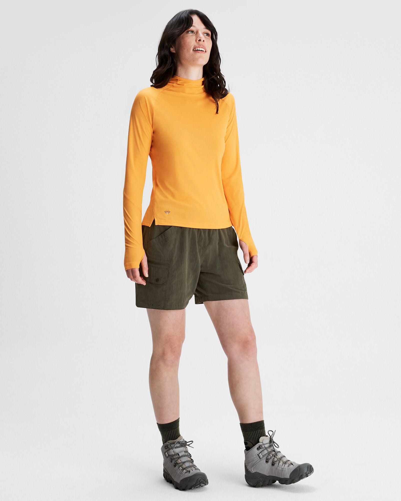 Women's EVRY Day Cargo Shorts - Dark Moss Green Casual Shorts with Pockets | Perfect for Hiking, Travel & Summer Outdoor Activities