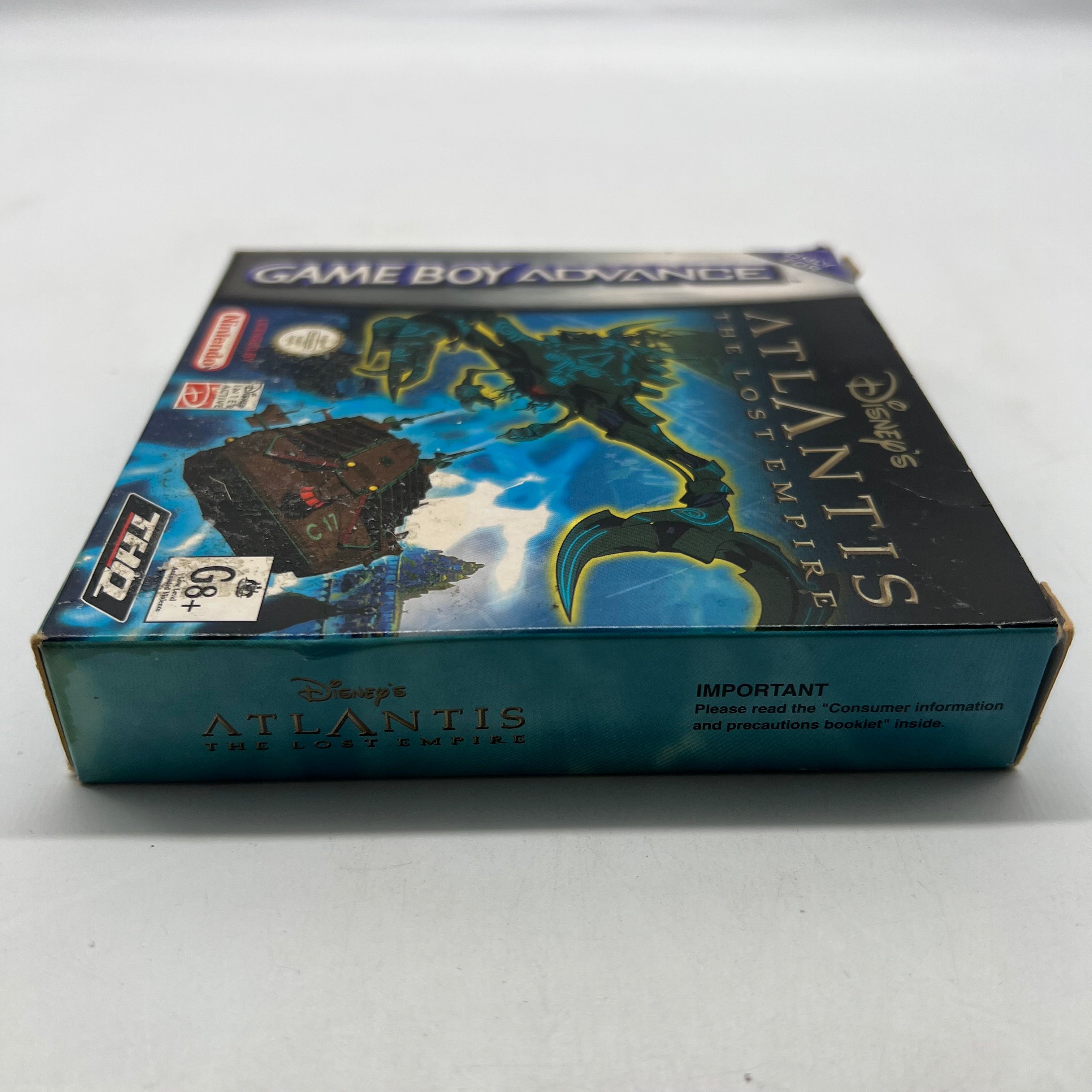 Disney's Atlantis: The Lost Empire GBA Game - Complete Boxed Edition | Retro Gaming Collectible for Game Boy Advance | Perfect for Nostalgic Play & Display