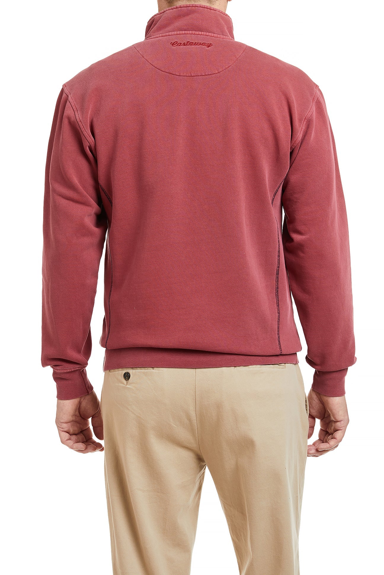 Breakwater Quarter Zip Fleece Pullover - Weathered Red Color for Men | Cozy & Stylish Outdoor & Casual Wear