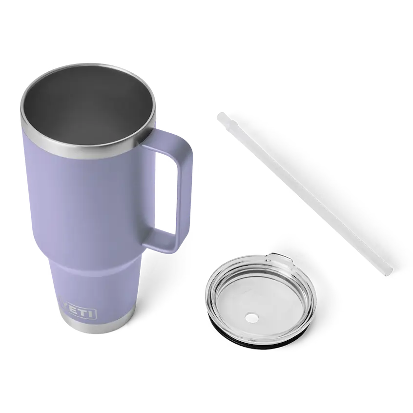 Yeti Rambler 42 oz Stainless Steel Insulated Straw Mug - Keeps Drinks Cold for Hours, Perfect for Outdoor Adventures, Camping, and Travel