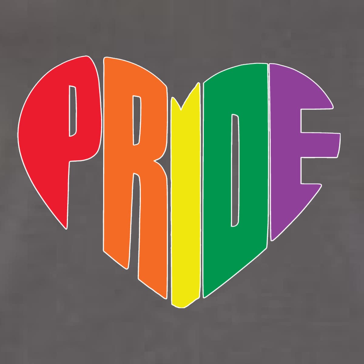 Rainbow LGBTQ+ Pride Heart V-Neck T-Shirt for Women - Junior Fit Cotton Tee - Perfect for Pride Parades, LGBTQ+ Events & Everyday Wear