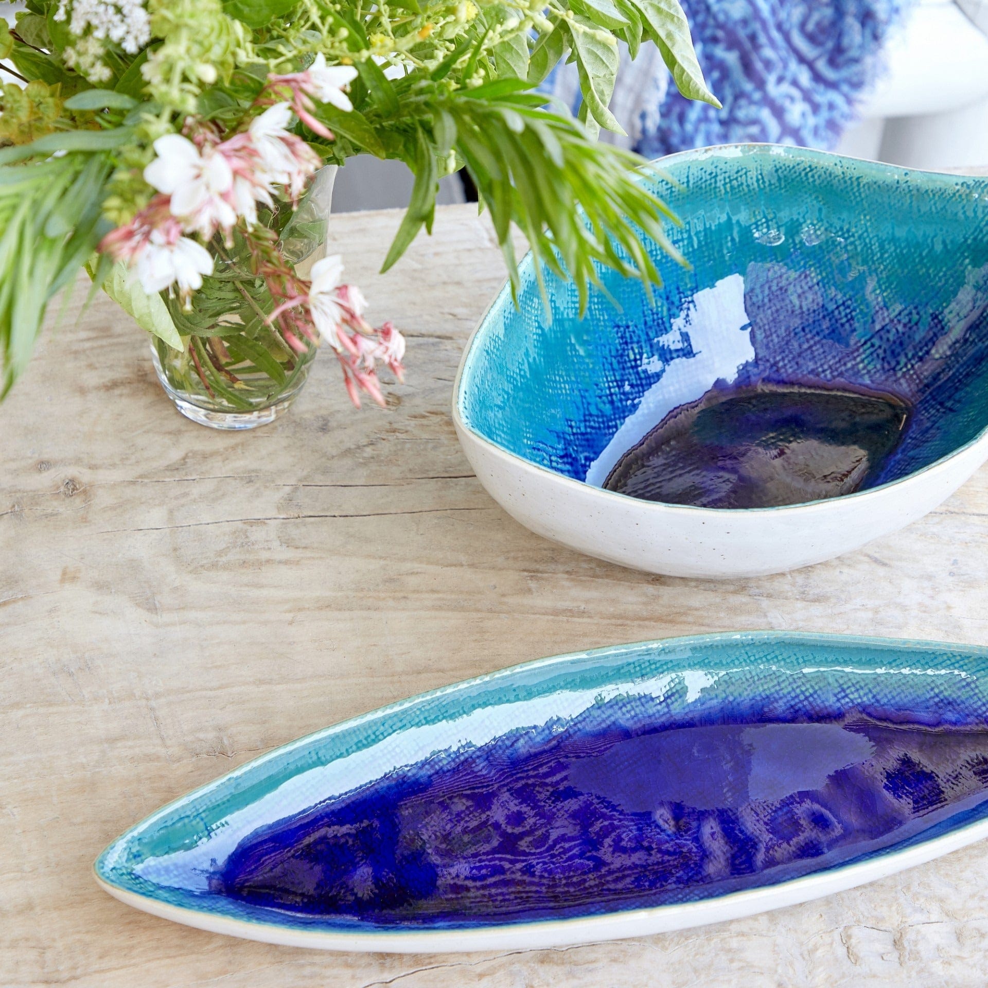 Casafina Dori Dourada Small Glass Fish Bowl - Perfect for Betta Fish, Goldfish, or Aquatic Plants - Ideal for Home Decor, Office Desk, or Gift Giving