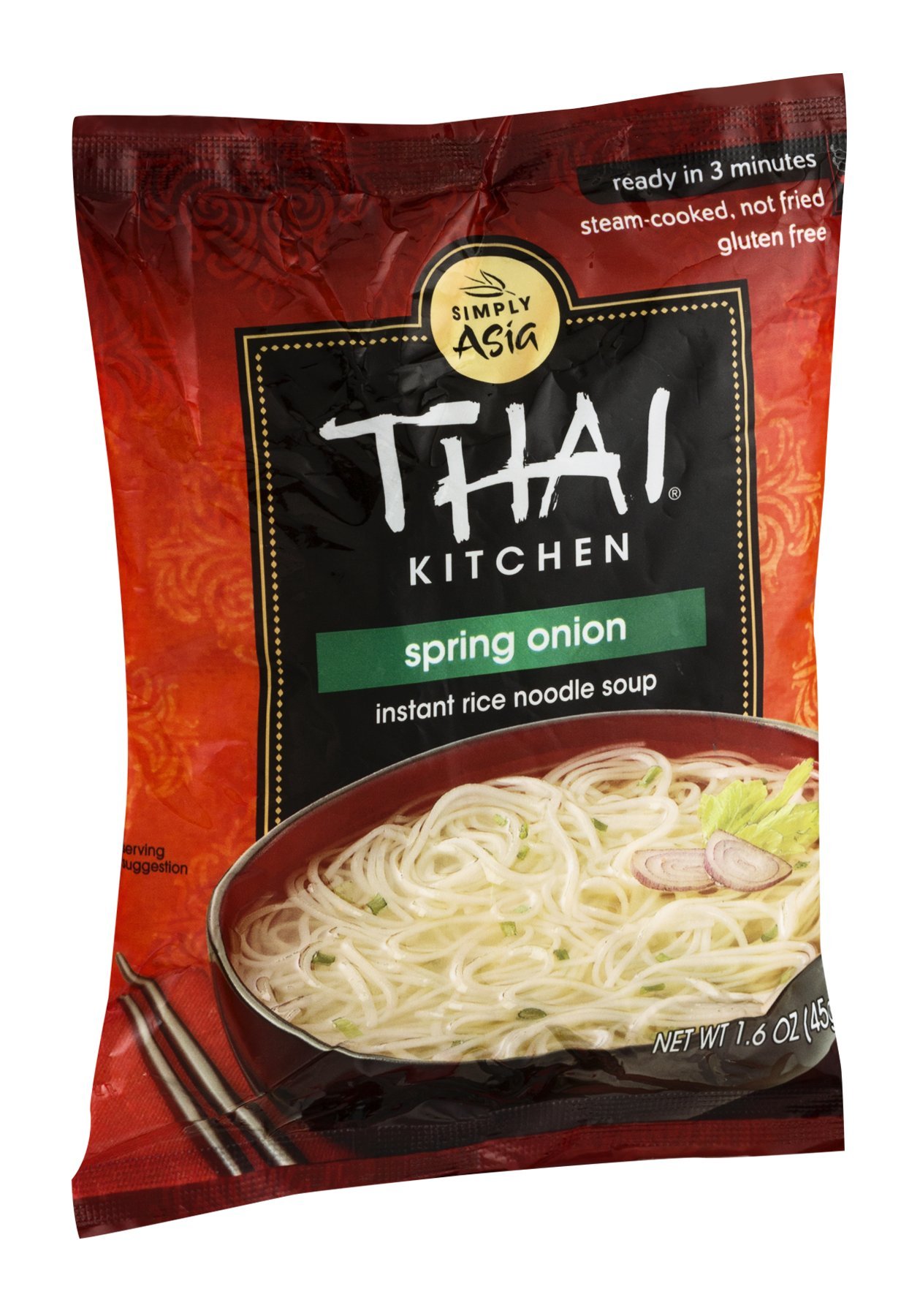 Thai Kitchen Onion Instant Noodles, 1.6 Oz (Pack of 12) - Quick & Easy Asian Meal for Lunch, Dinner or Snack | Authentic Thai Flavor