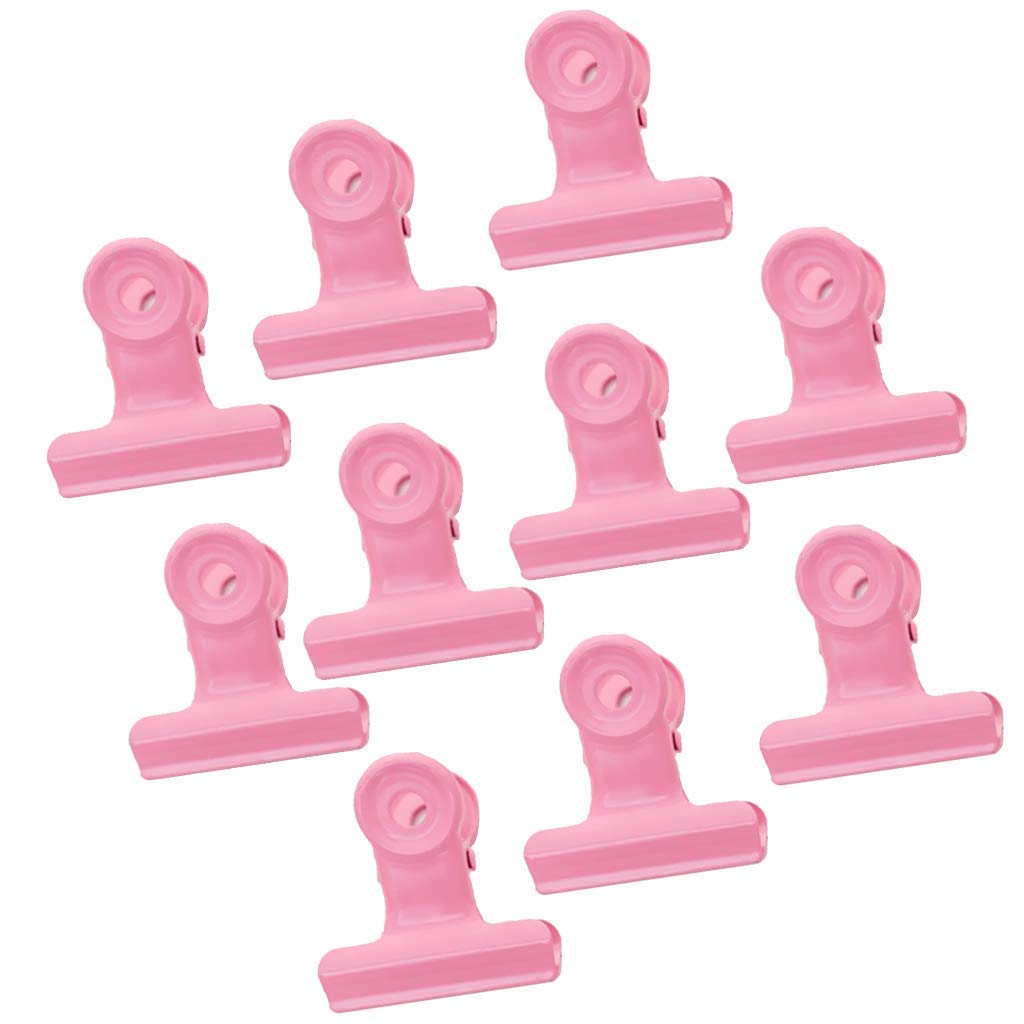 20pcs Pink Metal Hinge Clips - Heavy Duty Paper Clips, File Binder Clamps for Photos, Pictures, Documents - Perfect for Office, School, Home Organization & Craft Projects