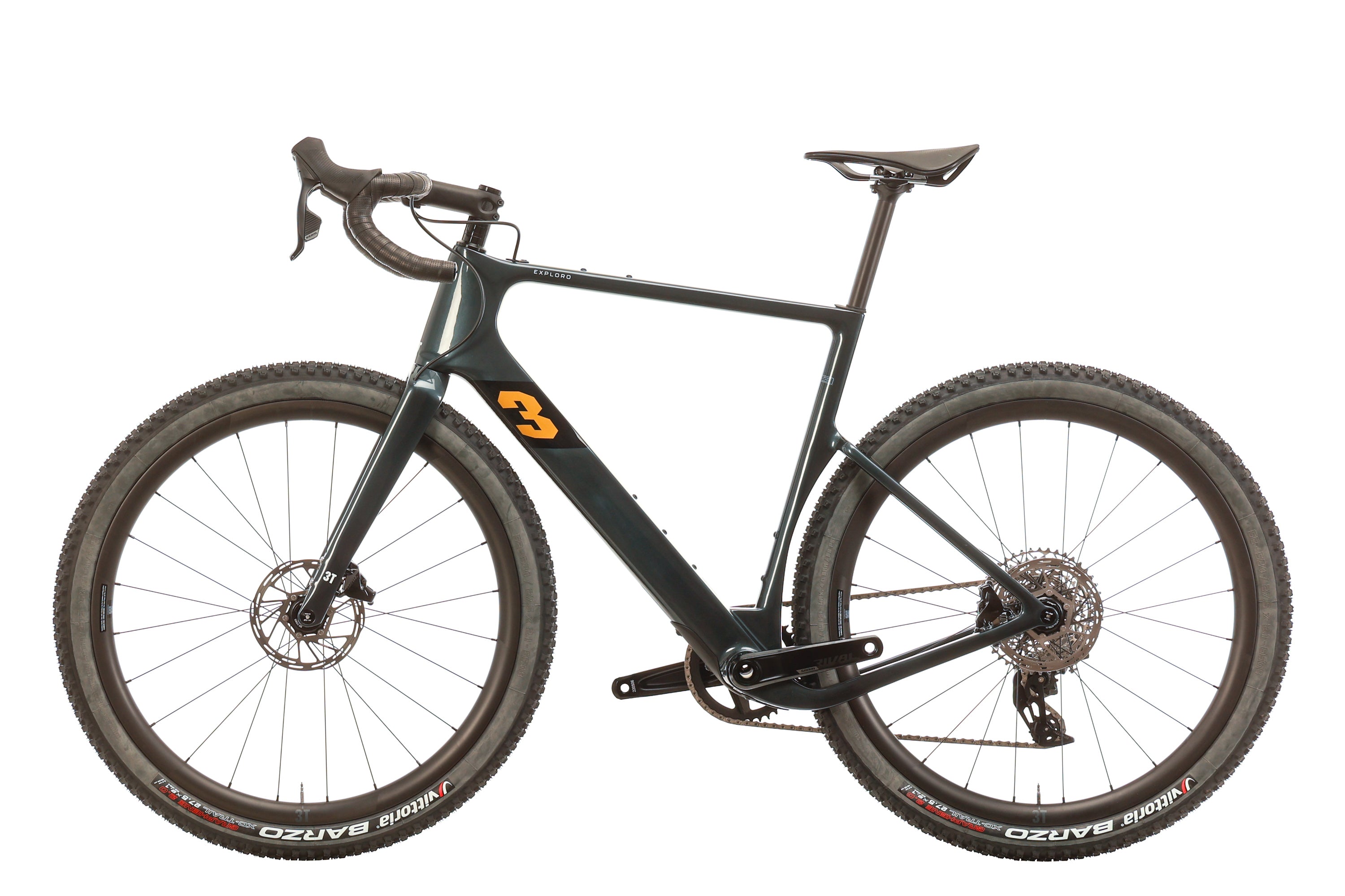 2023 3T Exploro ULTRA Rival AXS 1x12 Gravel Bike - 56cm Carbon Frame Adventure Road Bike for Off-Road Cycling & Bikepacking