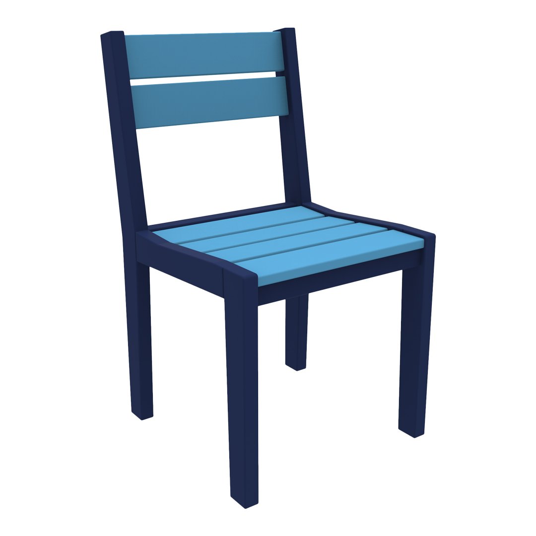 Stylish Coastline Cafe Dining Chair - Modern Wooden Bistro Chair for Kitchen, Restaurant & Patio - Perfect for Home, Cafe & Outdoor Dining