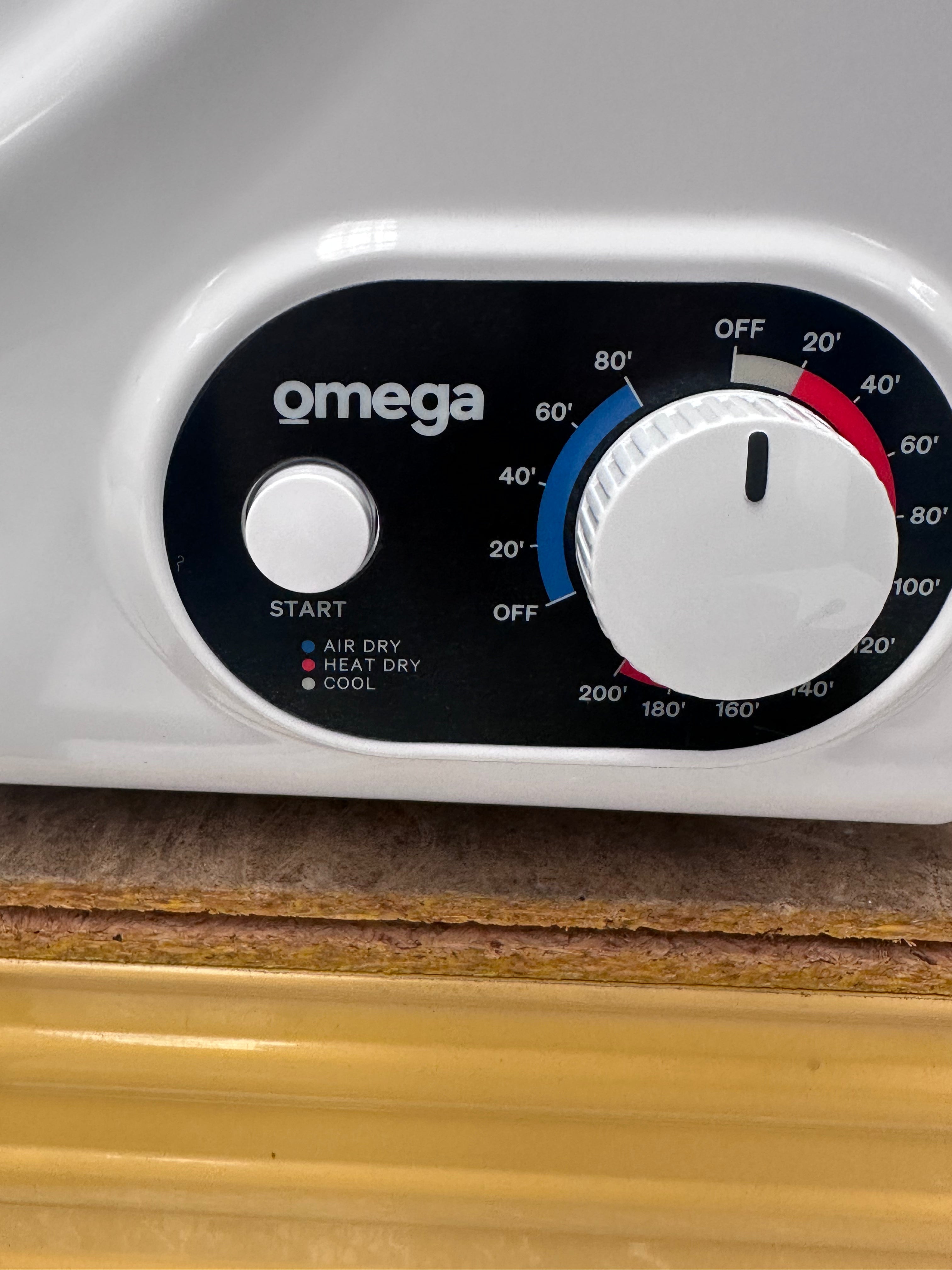 NEW Omega 4.5kg Vented Clothes Dryer - Perfect for Small Laundry Loads | Compact & Energy Efficient | Ideal for Apartments, Dorms & RVs