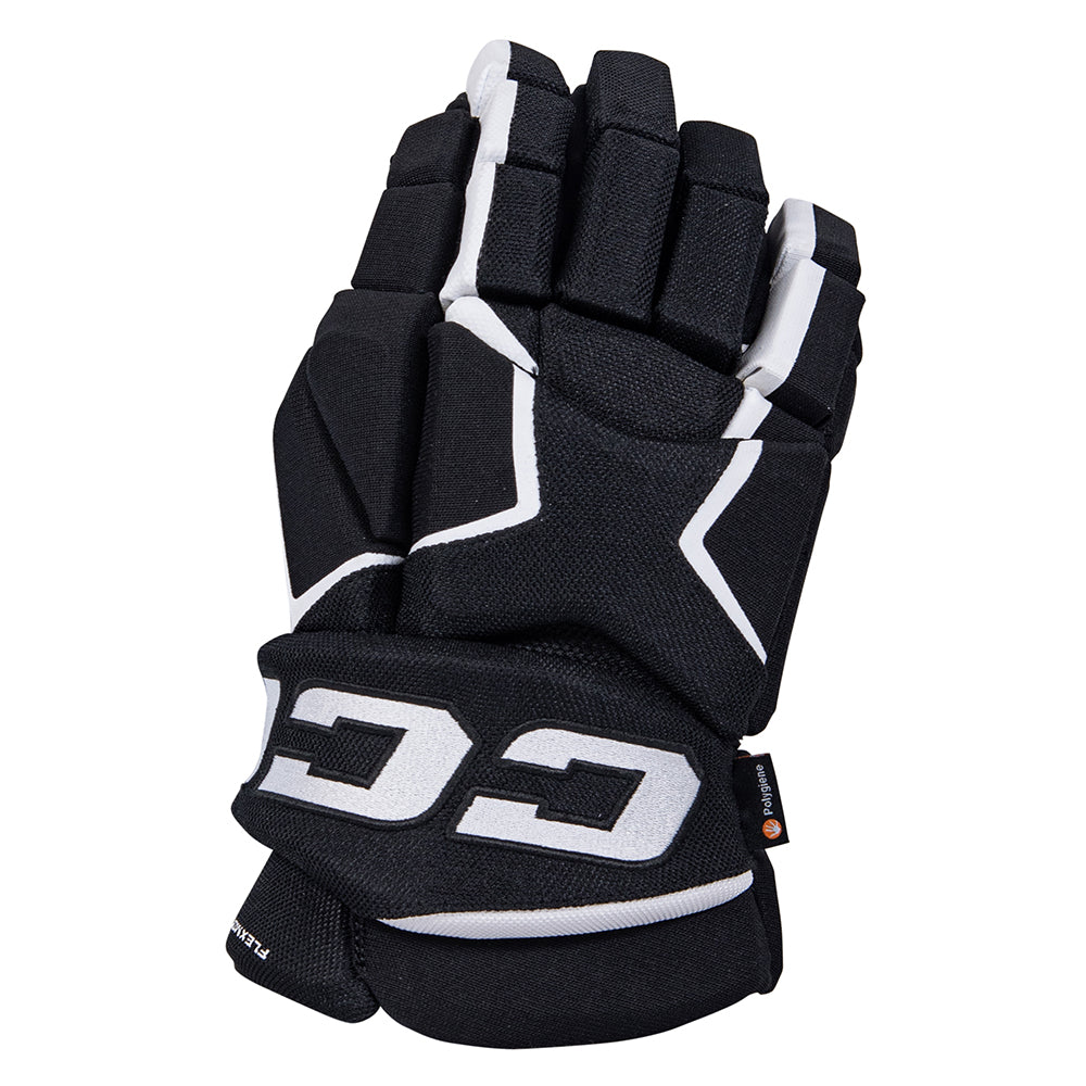 CCM Tacks Vector Premier 2022 Junior Ice Hockey Gloves - Protective Youth Hockey Gear for Practice & Games - Perfect for Youth League Players & Training Sessions