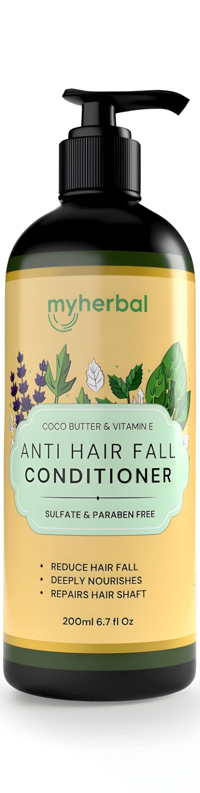 Organic Coco Butter Hair Conditioner for All Hair Types - Repairs Damaged & Weak Hair, Leaves Hair Silky Soft - 200ml | Perfect for Dry, Frizzy Hair & Daily Hydration