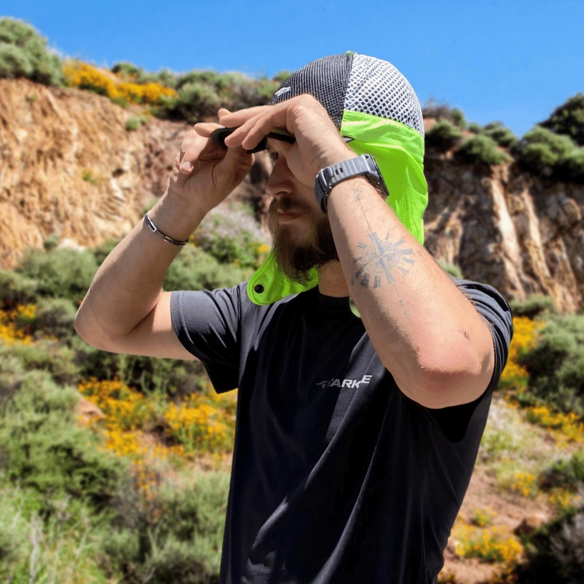 Tarkine Legionnaires Hat - Unisex Outdoor Sun Protection Cap for Hiking, Camping & Travel