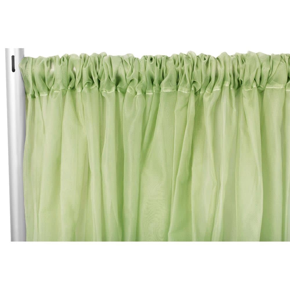 1PC Flame Retardant Sheer Voile Curtain Panel - 12FT Height x 118