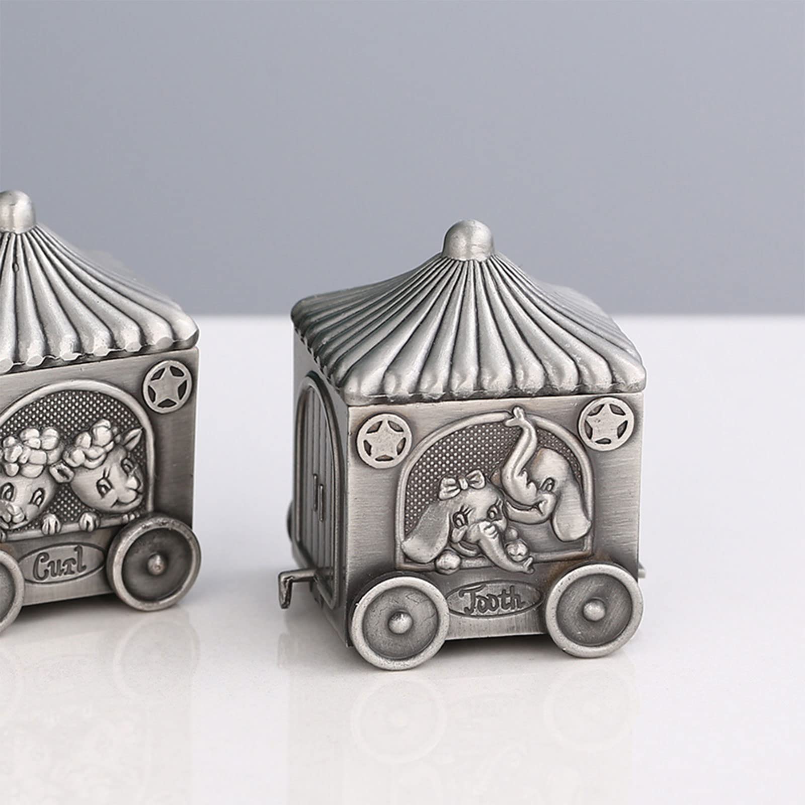 KAHDGSS Creative Baby Tooth Box for Lost Teeth - Metal Tooth Holder Keepsake for Boys & Girls - Perfect for First Tooth, Birthday Gifts and Memory Preservation