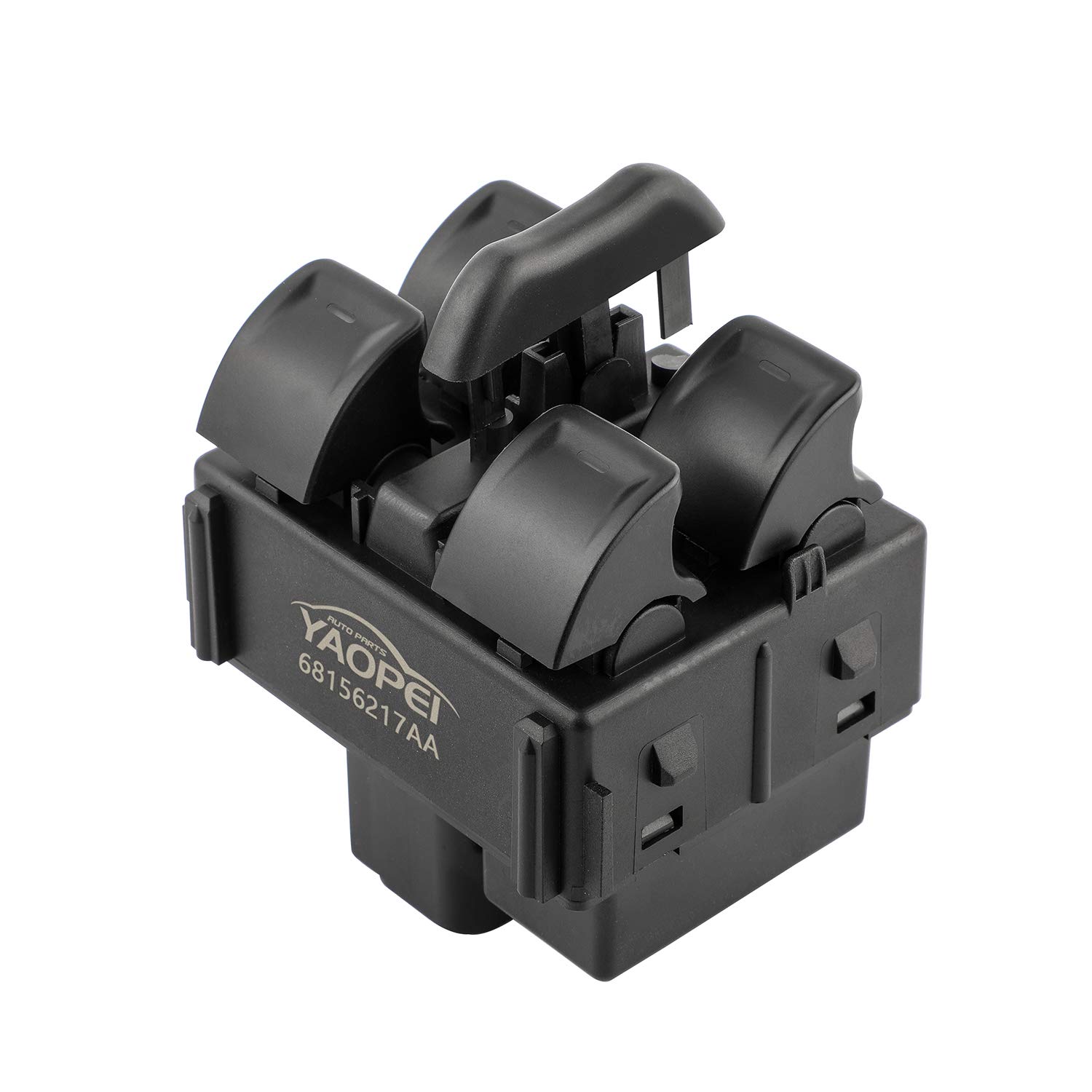 Jeep Wrangler Master Power Window Switch Replacement #68156217AA - Compatible with 2011-2016 Jeep Wrangler 4 Door (Front Left Driver Side, Dash Mounted) - Durable OEM Upgrade for Smooth Window Operation - Perfect for Off-Road Adventures & Daily Commuting