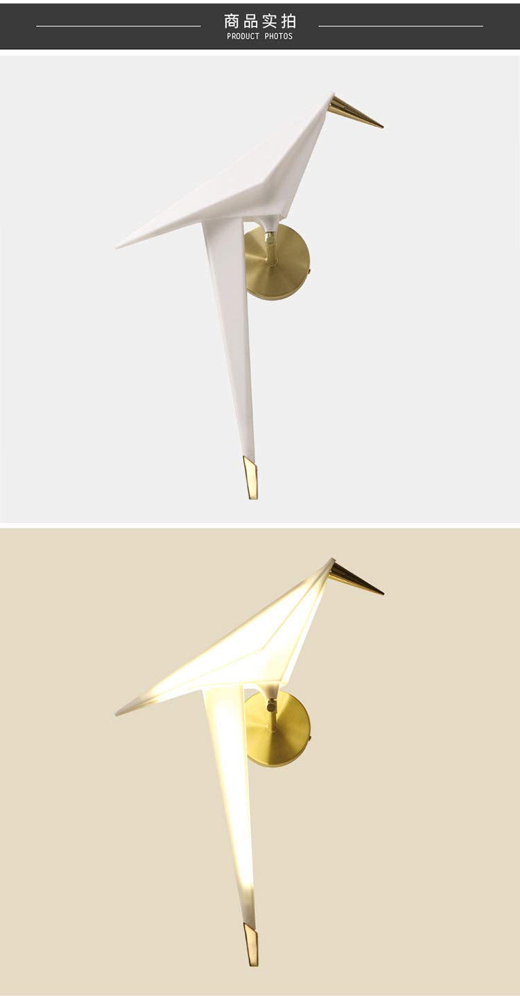 Modern LED Wall Lamps - Creative Little Bird Art Light Fixture for Living Room, Bedroom & Bedside - Energy Efficient Home Decor Lighting for Cozy Ambiance & Wall Accents