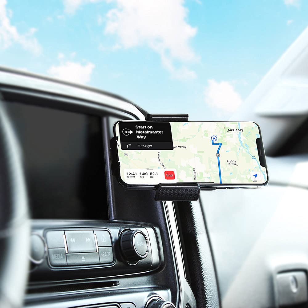 Limitless PhoneStation Car Cup Holder Phone Mount - Adjustable Base, Flexible Neck & Air Vent Clip for iPhone, Samsung, Note, Galaxy - Perfect for Hands-Free Driving & GPS Navigation