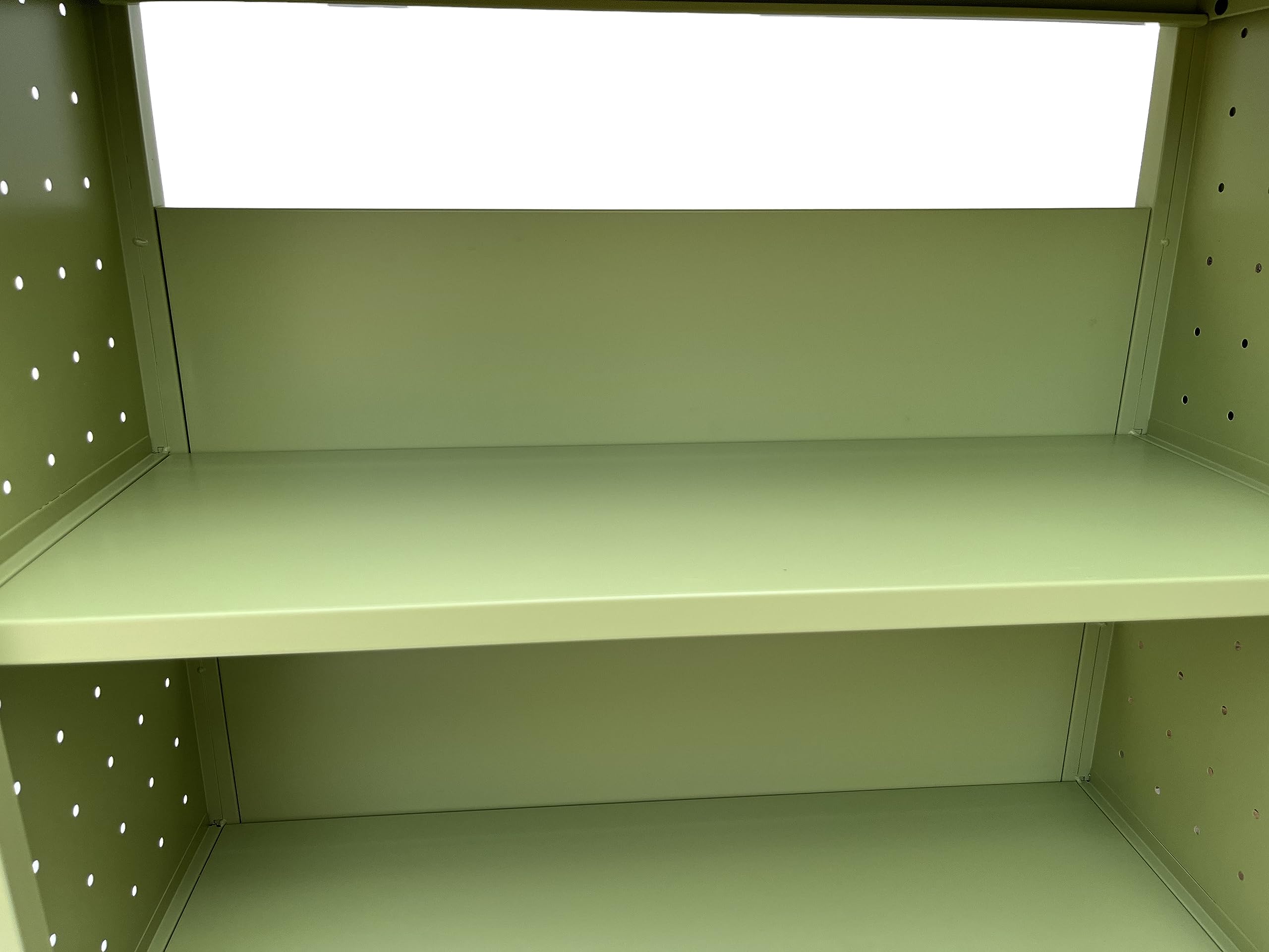 Rolling Book Truck Cart with 3 Flat Shelves - Heavy Duty Library Book Cart with Swivel Lockable Casters 3001 Apple Green - Perfect for Classroom, Library & Office Organization