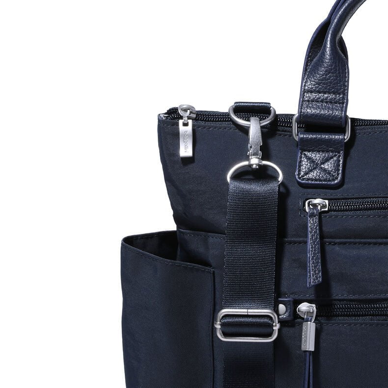 Baggallini 3-in-1 Convertible Backpack with RFID Protection & Phone Wristlet - Stylish Travel Bag for Women, Perfect for Commuting, Shopping & Airplane Carry-On