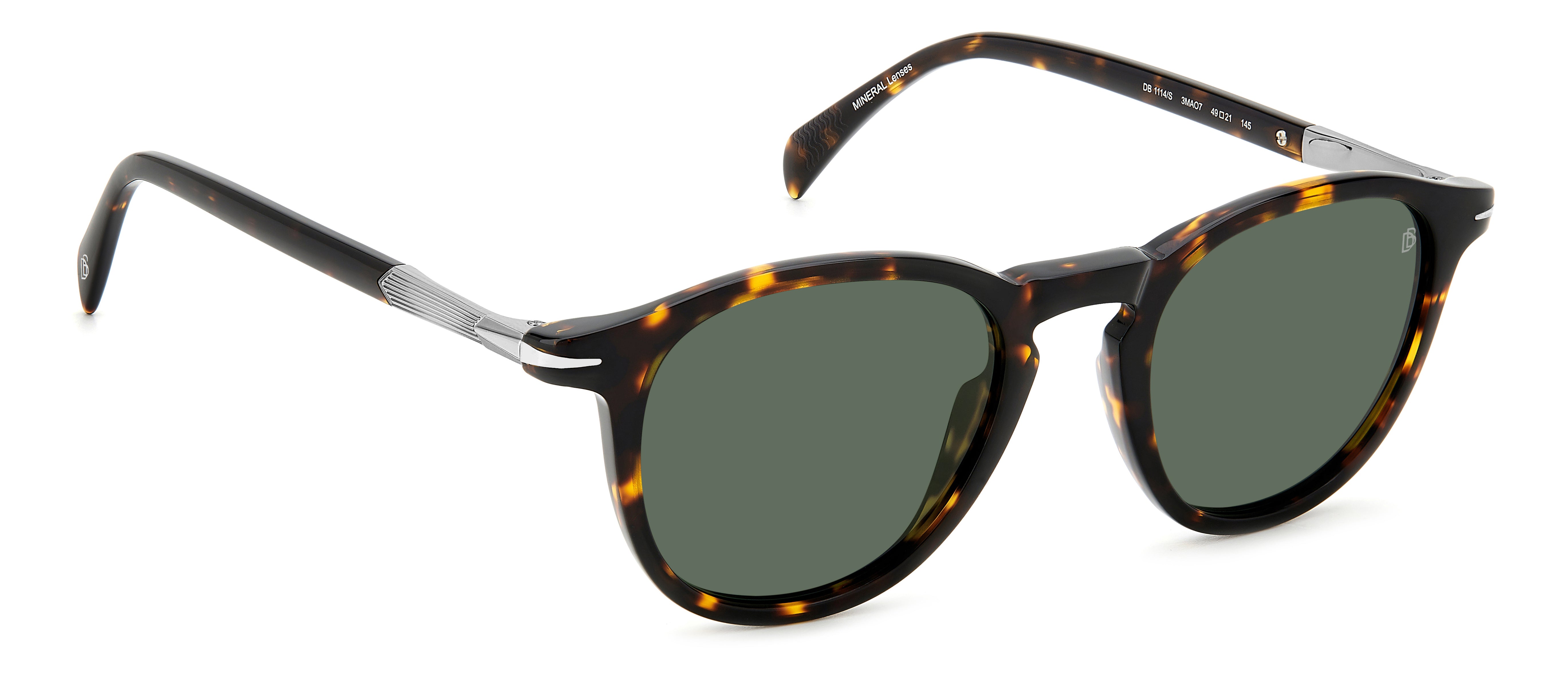 David Beckham DB1114/S Sunglasses - Polarized Aviator Style for Men - Perfect for Driving, Outdoor Sports & Fashion Accessories
