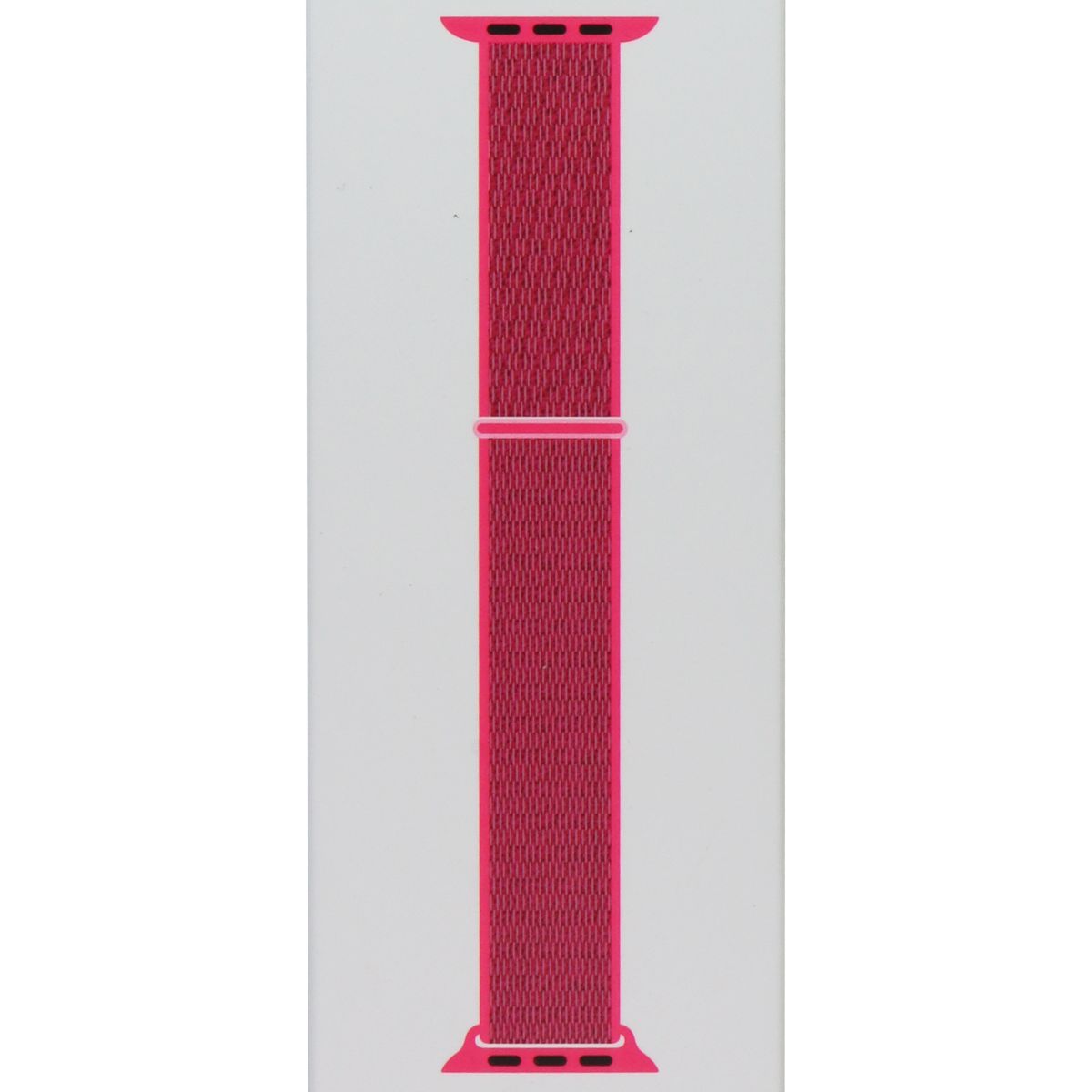 Apple Watch Sport Loop Band 42mm/44mm/45mm - Hot Pink (MRHX2ZM/A) | Compatible with Apple Watch Series 1-9 & SE | Soft Nylon Strap for Gym, Running & Everyday Wear