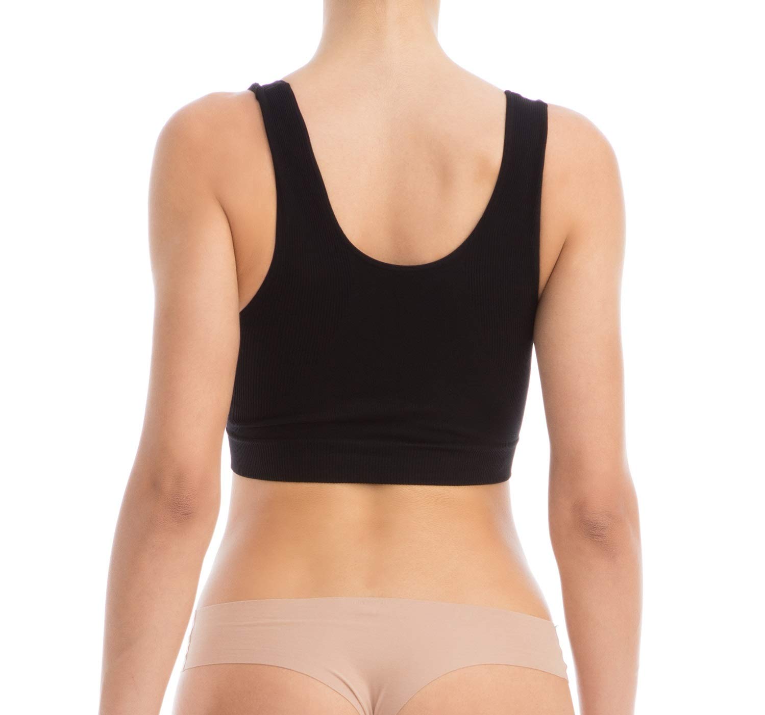 Farmacell Women's Push Up Bras - Made in Italy Seamless Bodyshaper Top with Wide Band for Maximum Breast Support - Perfect for Everyday Wear, Workout & Special Occasions