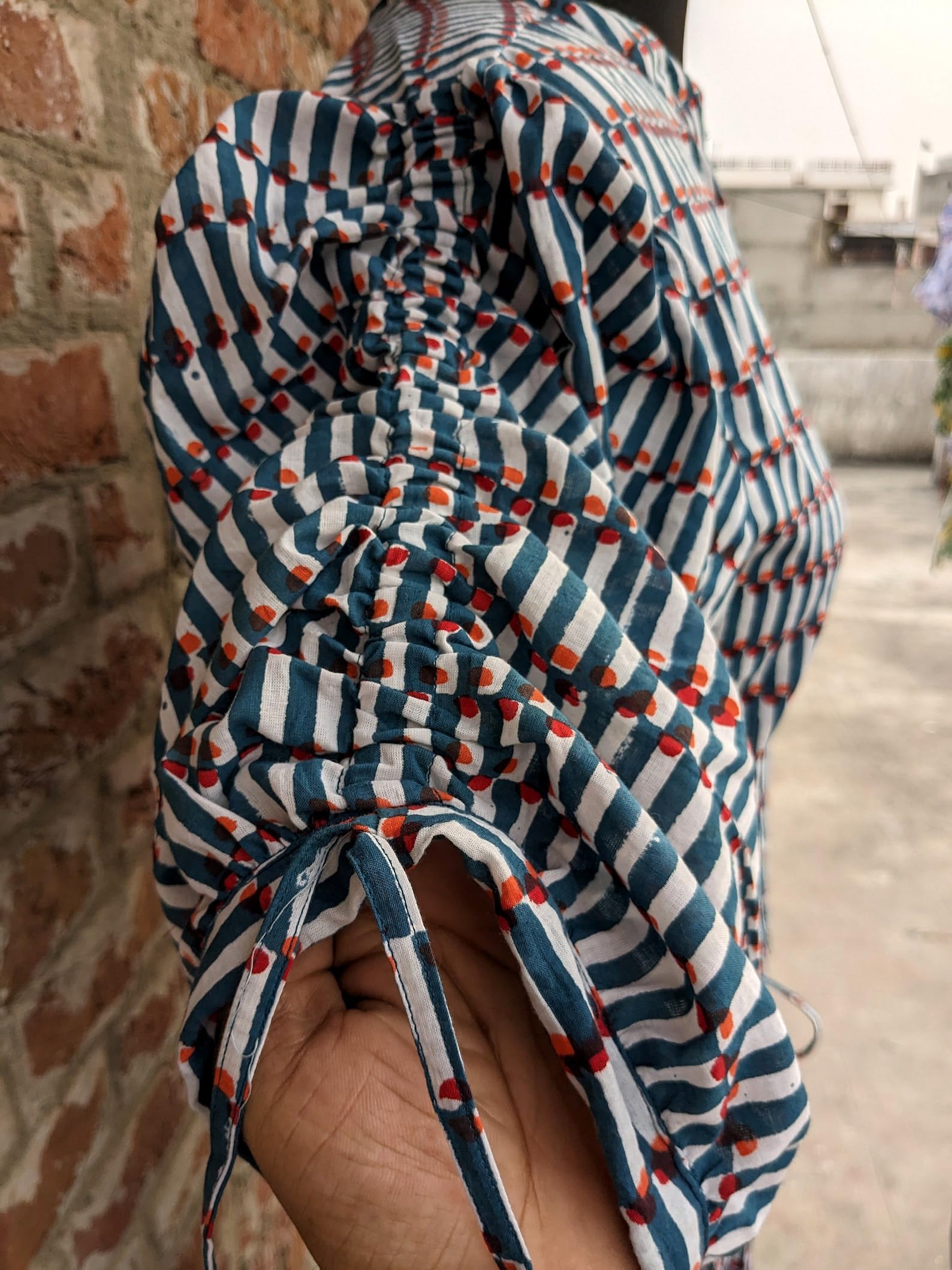 Handmade Block Printed Cotton Dress | Floral Summer Dress | Adjustable Fit | Made in India | Perfect for Beach Vacations, Boho Parties & Casual Outings