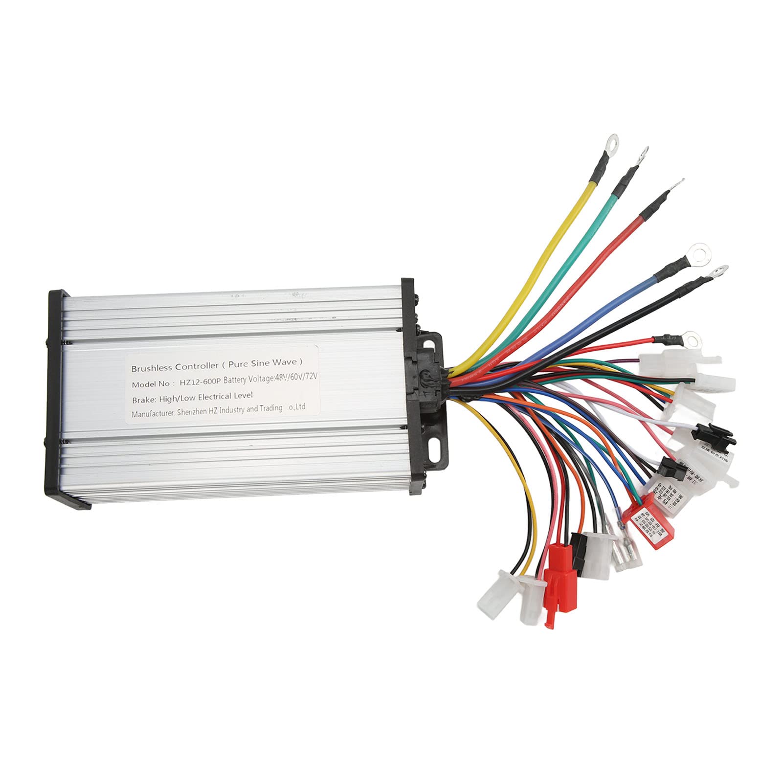 VBESTLIFE 48V 60V 72V 600W Brushless Motor Controller - Electric Tricycle Conversion Kit for E-Bikes, Scooters & Mobility Vehicles | High Power Speed Control for DIY Electric Vehicle Upgrades