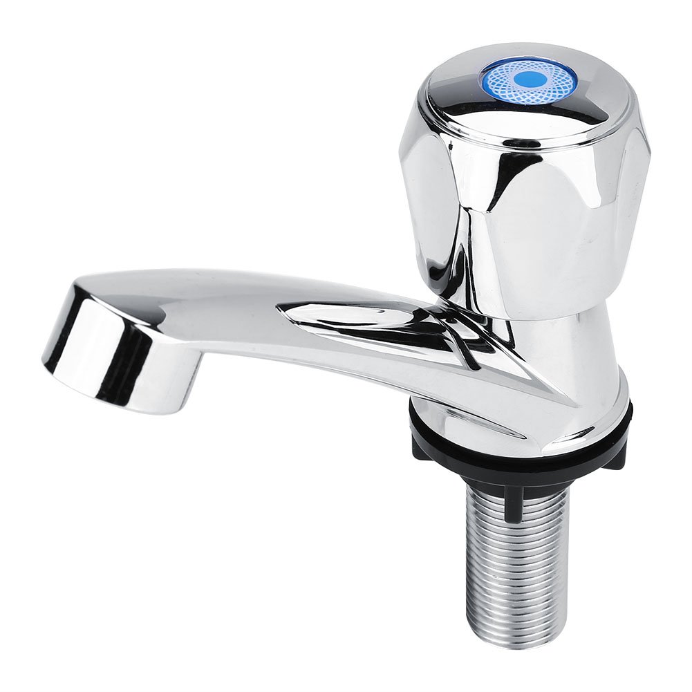 ABS Plastic Single Cold Water Faucet - Bathroom Basin & Kitchen Sink Tap with Durable Design for Easy Installation (Perfect for Home, RV, and Outdoor Use)