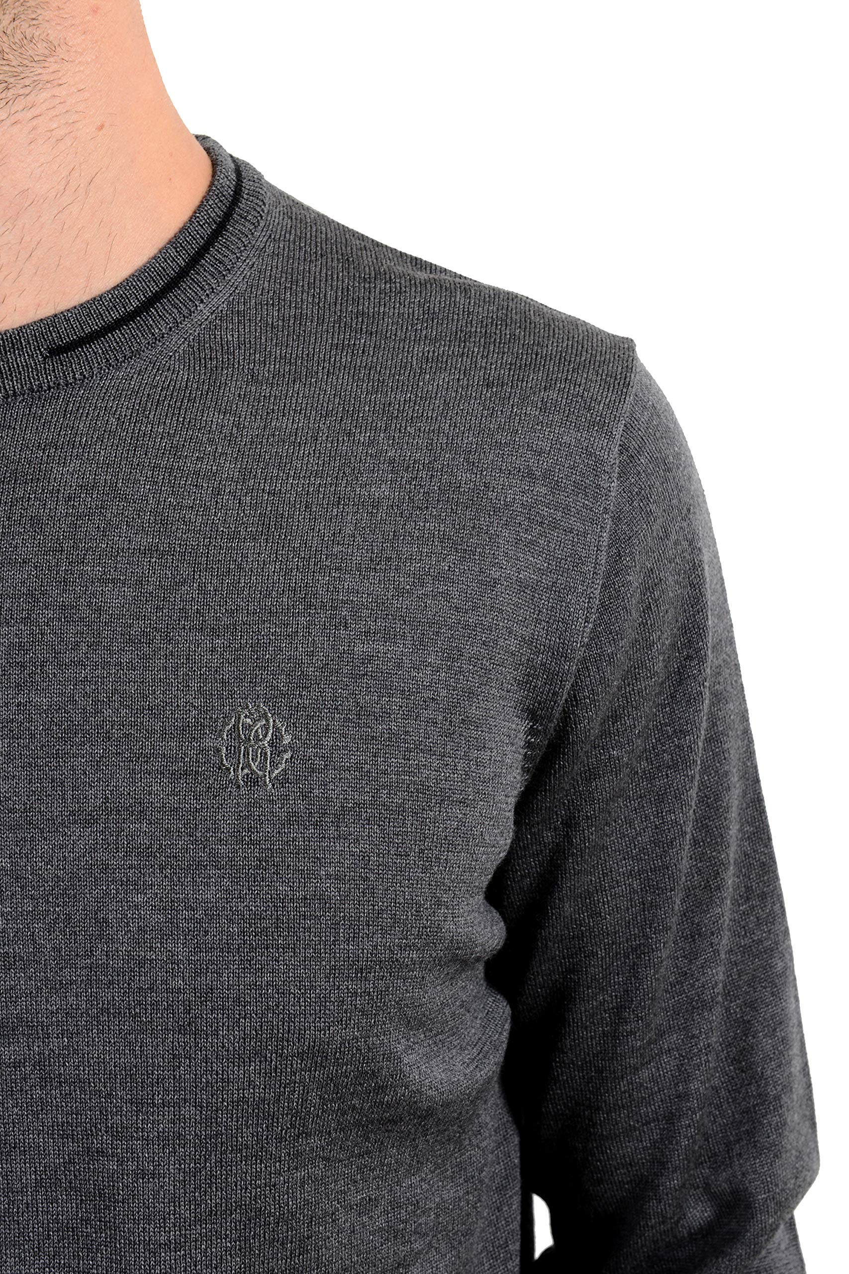 Roberto Cavalli Men's Crewneck Sweater - Stylish & Comfortable Knit Pullover for Casual Wear, Office & Date Nights