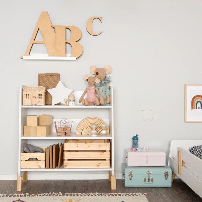 Stylish Dadada Muse Bookshelf - Modern Wooden Bookcase for Home & Office - Perfect for Living Room, Bedroom, and Study Organization