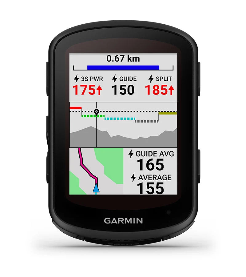 Garmin Edge 840 Solar Bike GPS Computer - Advanced Cycling Performance Tracker with Solar Charging for Road & Mountain Biking