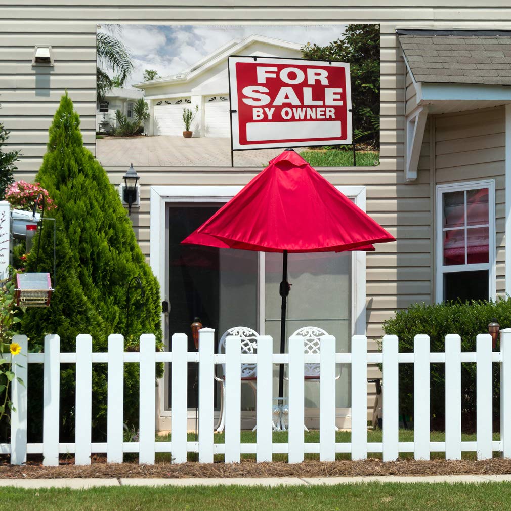 Durable Vinyl Banners for Outdoor Advertising - Weatherproof Business Signs with 8 Grommets (48x96 Inches) - Perfect for Yard Sales, Events & Commercial Displays