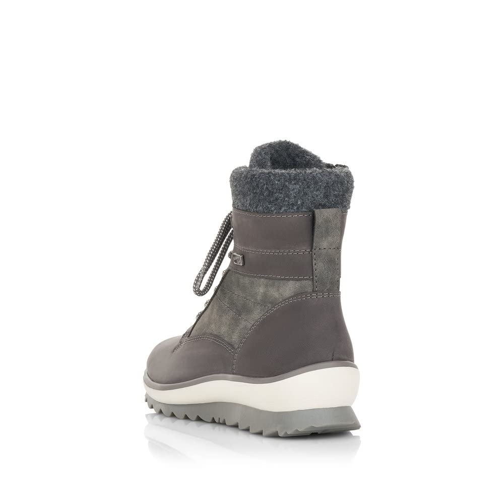 Remonte Women's Waterproof Winter Snow Boots - Insulated Warm Ankle Boots for Cold Weather, Hiking & Outdoor Activities