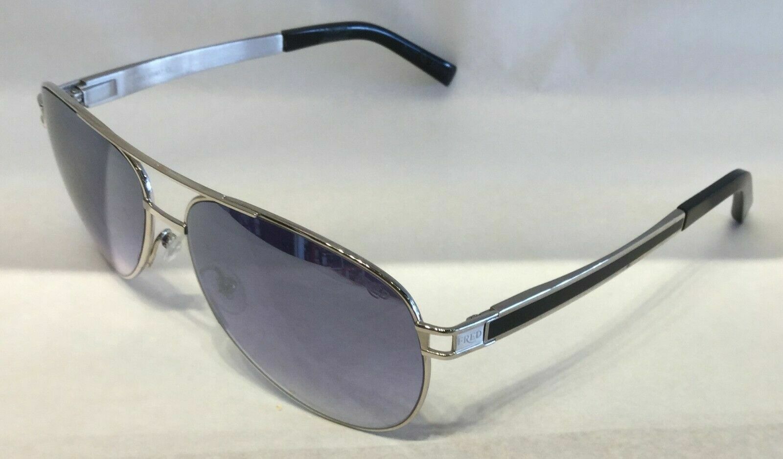 Fred Hawai C6 8427 118 Palladium/Black Mirrored Gradient Sunglasses for Men & Women - UV Protection, Fashionable Outdoor & Driving Shades for Beach, Travel & Summer Activities
