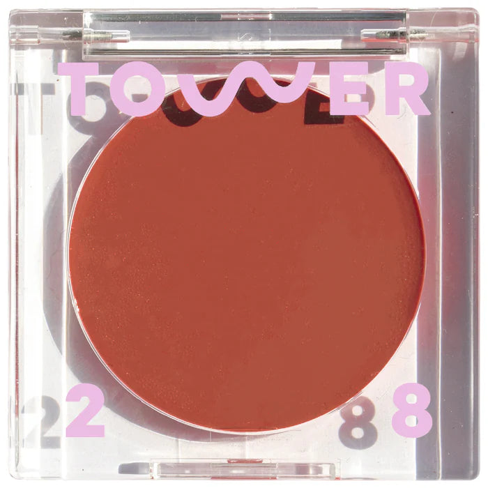 Tower 28 BeachPlease Lip + Cheek Cream Blush - Vegan & Cruelty-Free Tinted Balm for Natural Flush | Perfect for Everyday Wear & On-The-Go Touch Ups