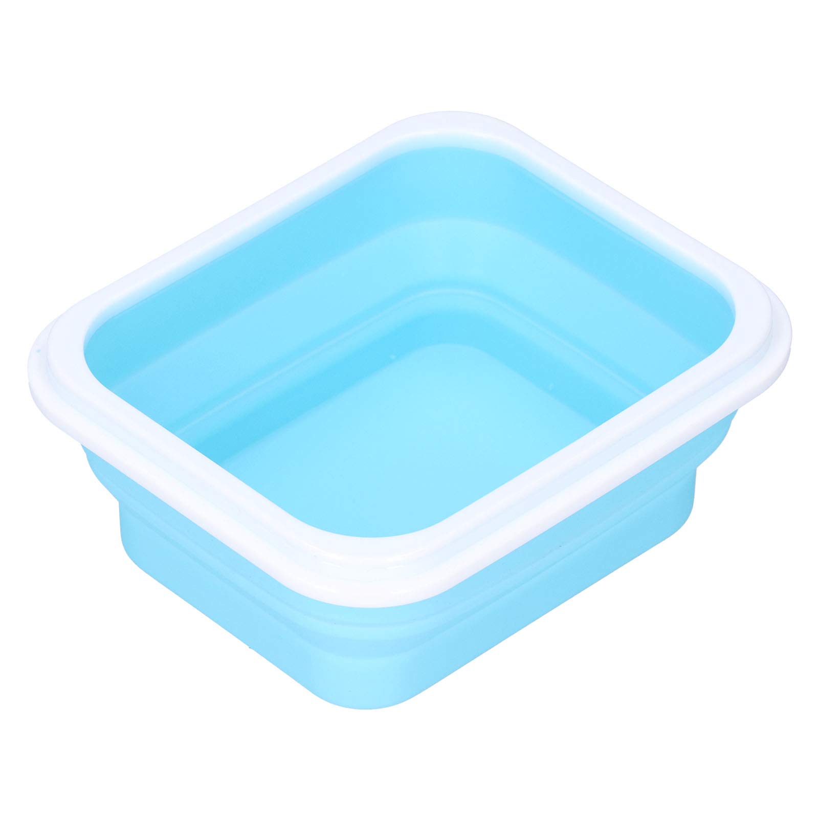 Insulated Lunch Box with Fork & Spoon - Leak-Proof Thermal Food Container for School, Office & Work - BPA-Free Silicone Lunch Bag for Kids & Adults (Water Blue) | Perfect for Meal Prep, Picnics & Commuting