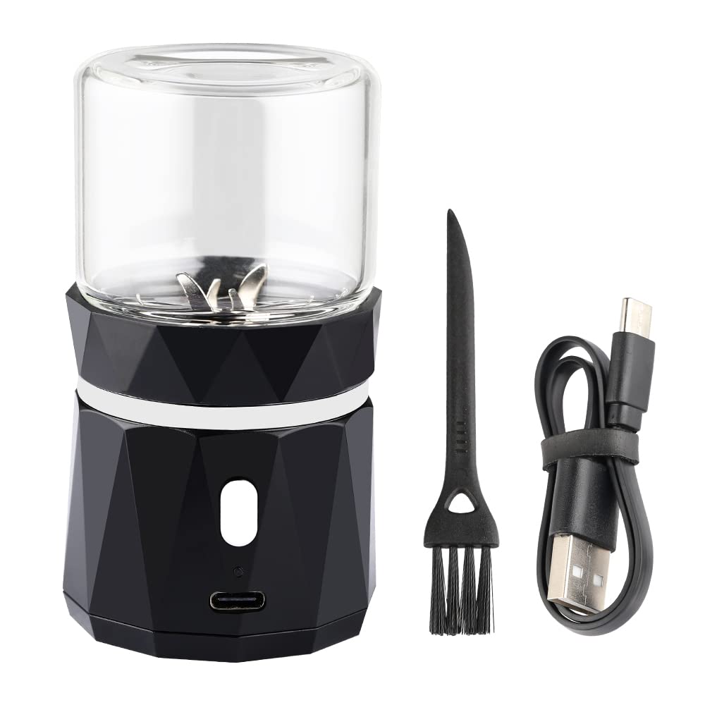 USB Rechargeable Mini Electric Spice Grinder - Portable Automatic Herb & Onion Grinder for Kitchen, Camping & Travel - Perfect for Fresh Spices, Coffee Beans & Seasonings