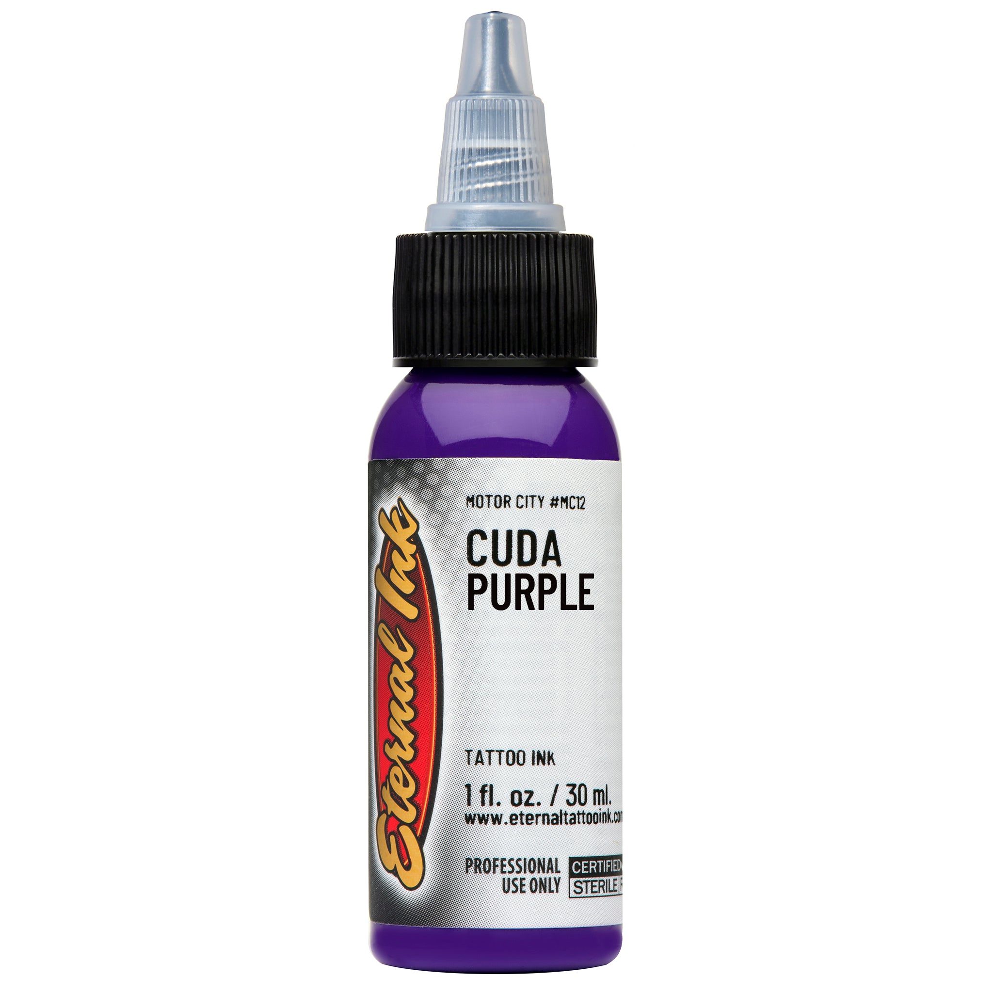 Eternal Motor City Cuda Purple Ink 1oz - Premium Waterproof Ink for Fountain Pens, Calligraphy & Art Projects - Perfect for Writing, Drawing & Crafting