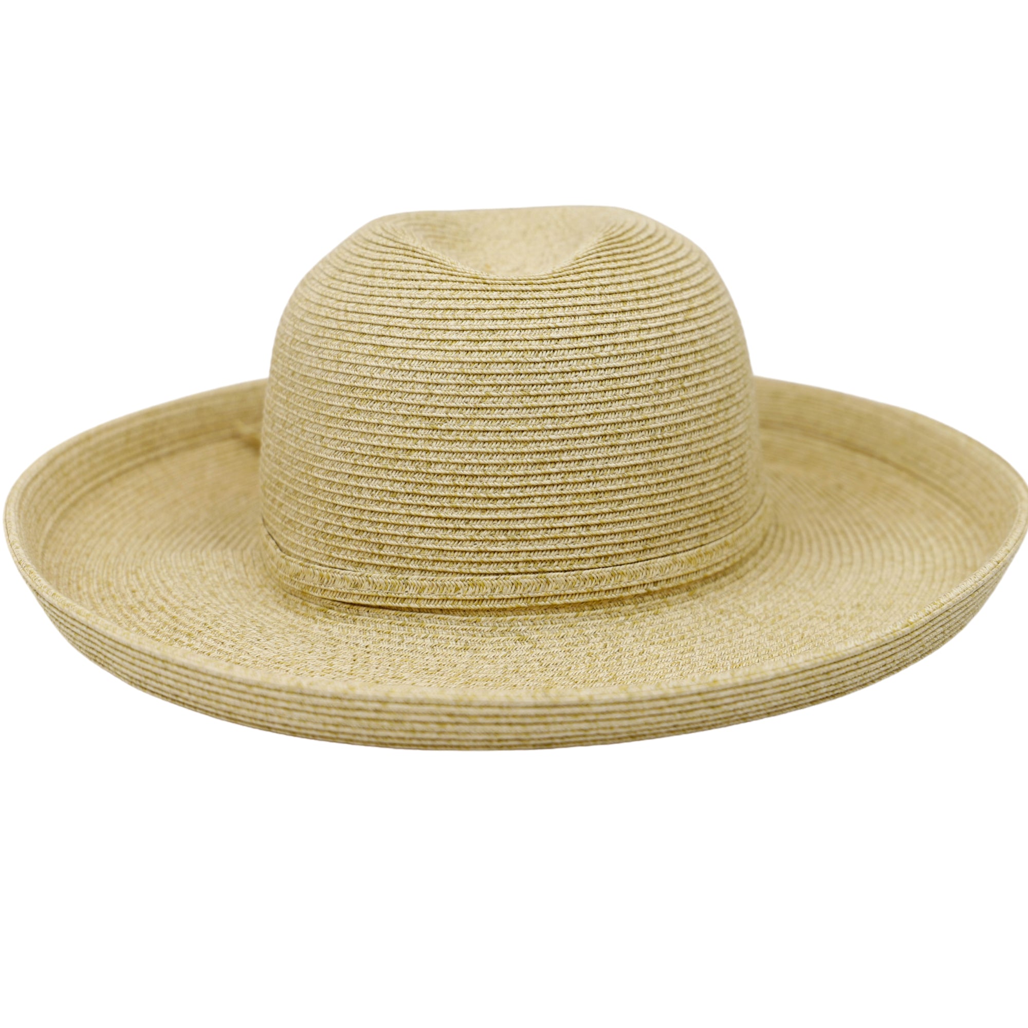 Women's Classic Paper Braided Sun Hat - Wide Brim UV Protection Summer Beach Hat for Outdoor Travel, Gardening & Vacation