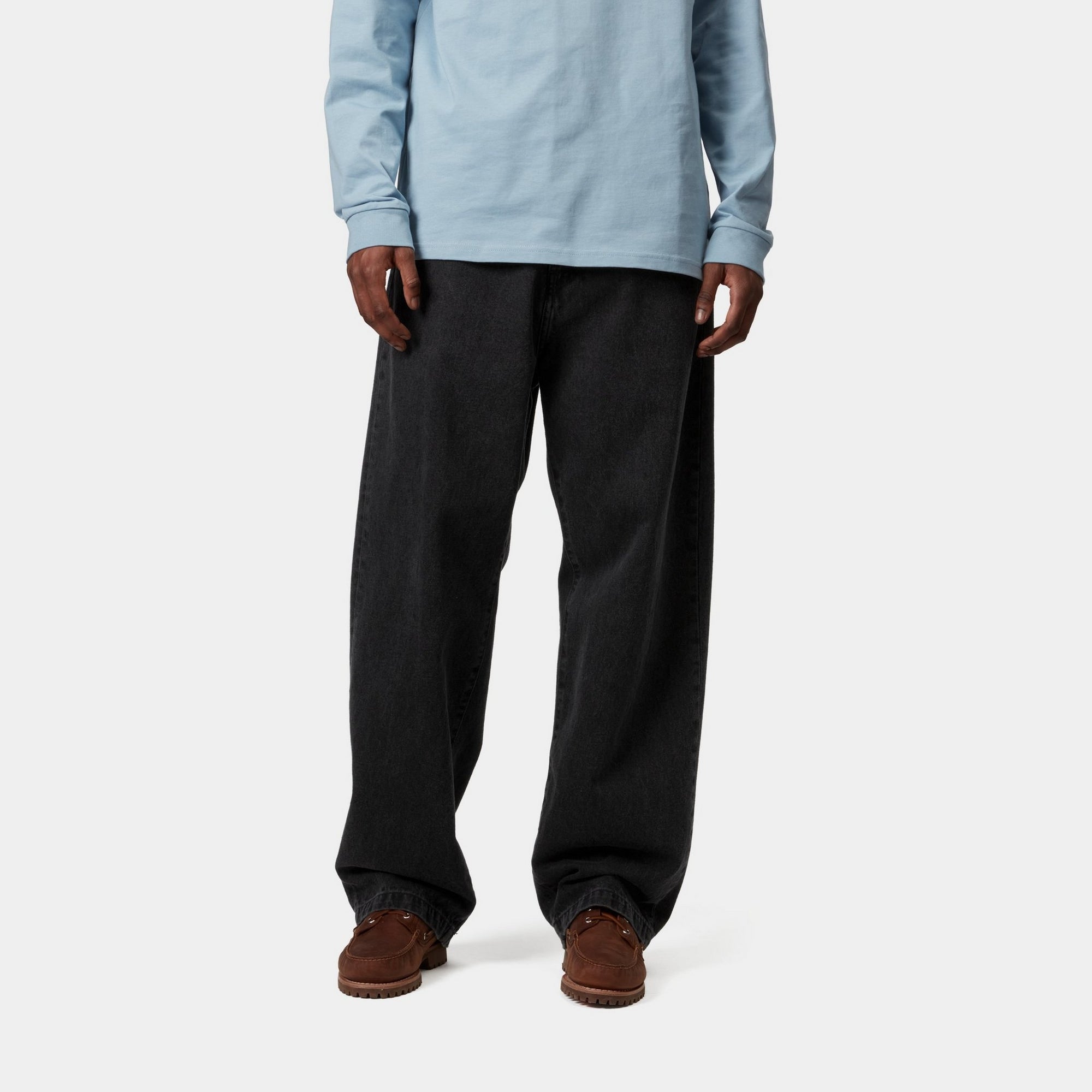 Premium Landon Men's Dress Pants | Classic Black Stone Washed Cotton | Perfect for Office, Business Casual & Formal Occasions