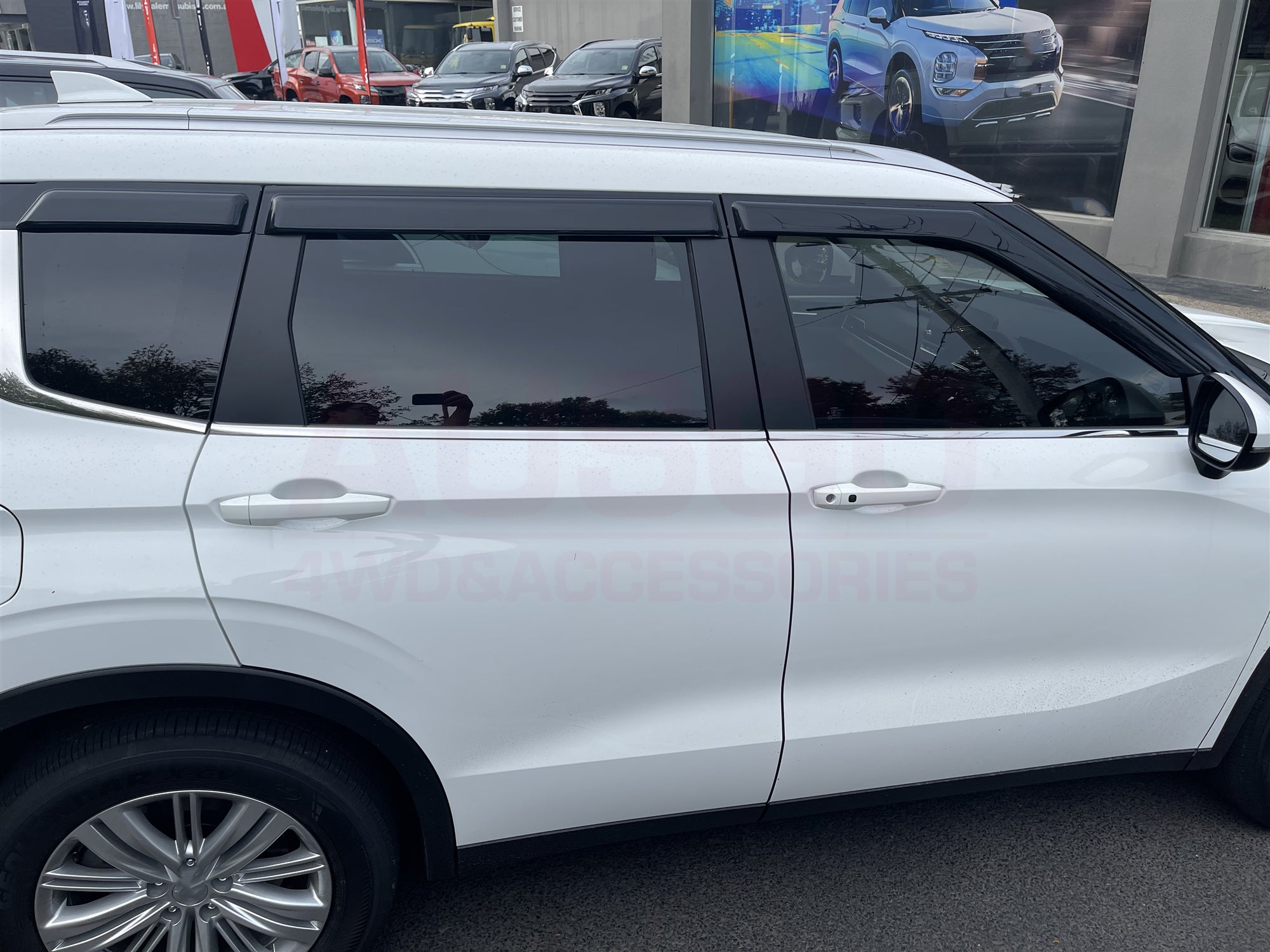 Premium Weather Shields for Mitsubishi Outlander ZM Series 2021-2024 | Durable Rain Guards & Window Deflectors | Perfect for All-Weather Protection & Road Trips