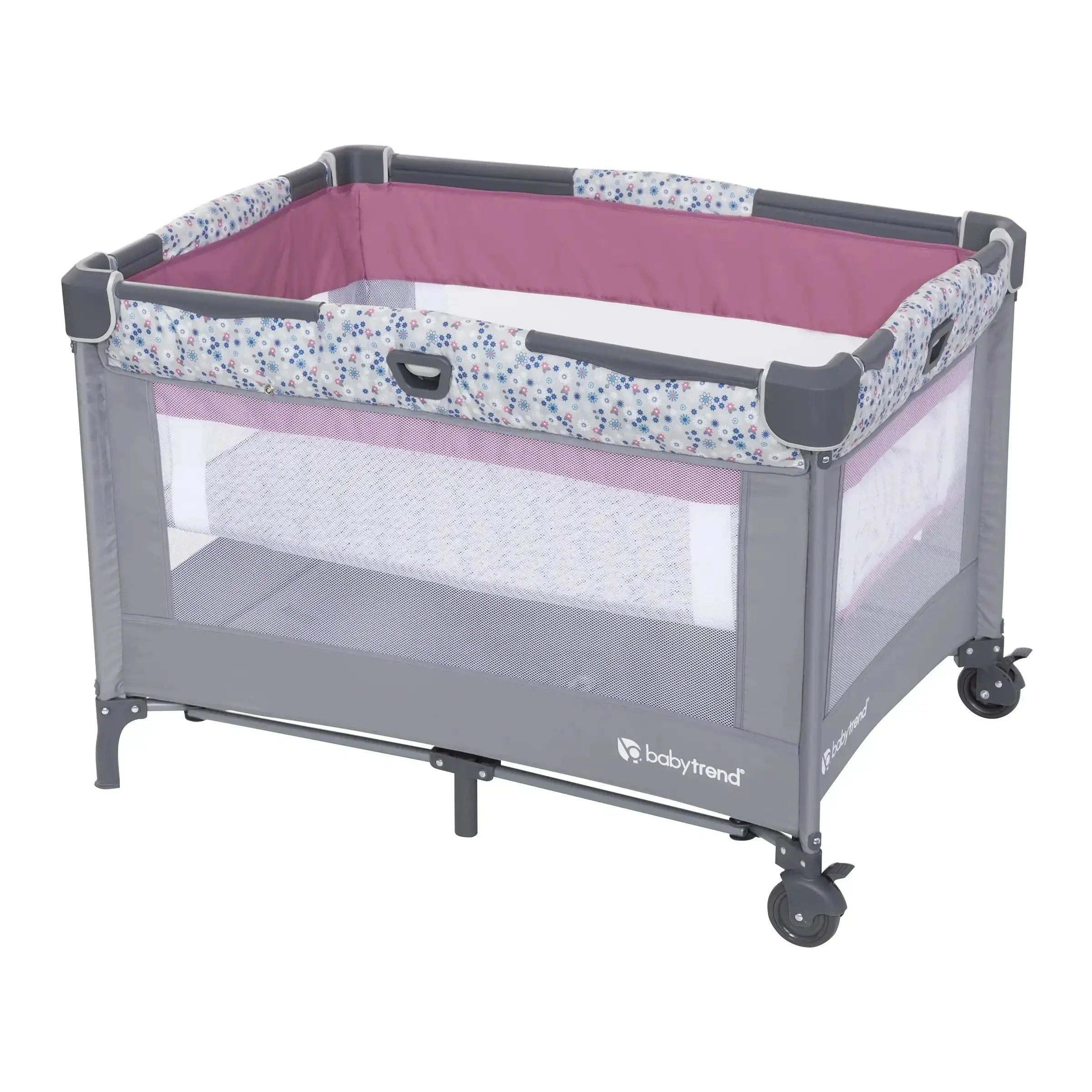 Portable Baby Playard with Rocking Cradle - Lightweight Nursery Den Playpen for Newborns & Toddlers - Perfect for Home, Travel & Daycare Use