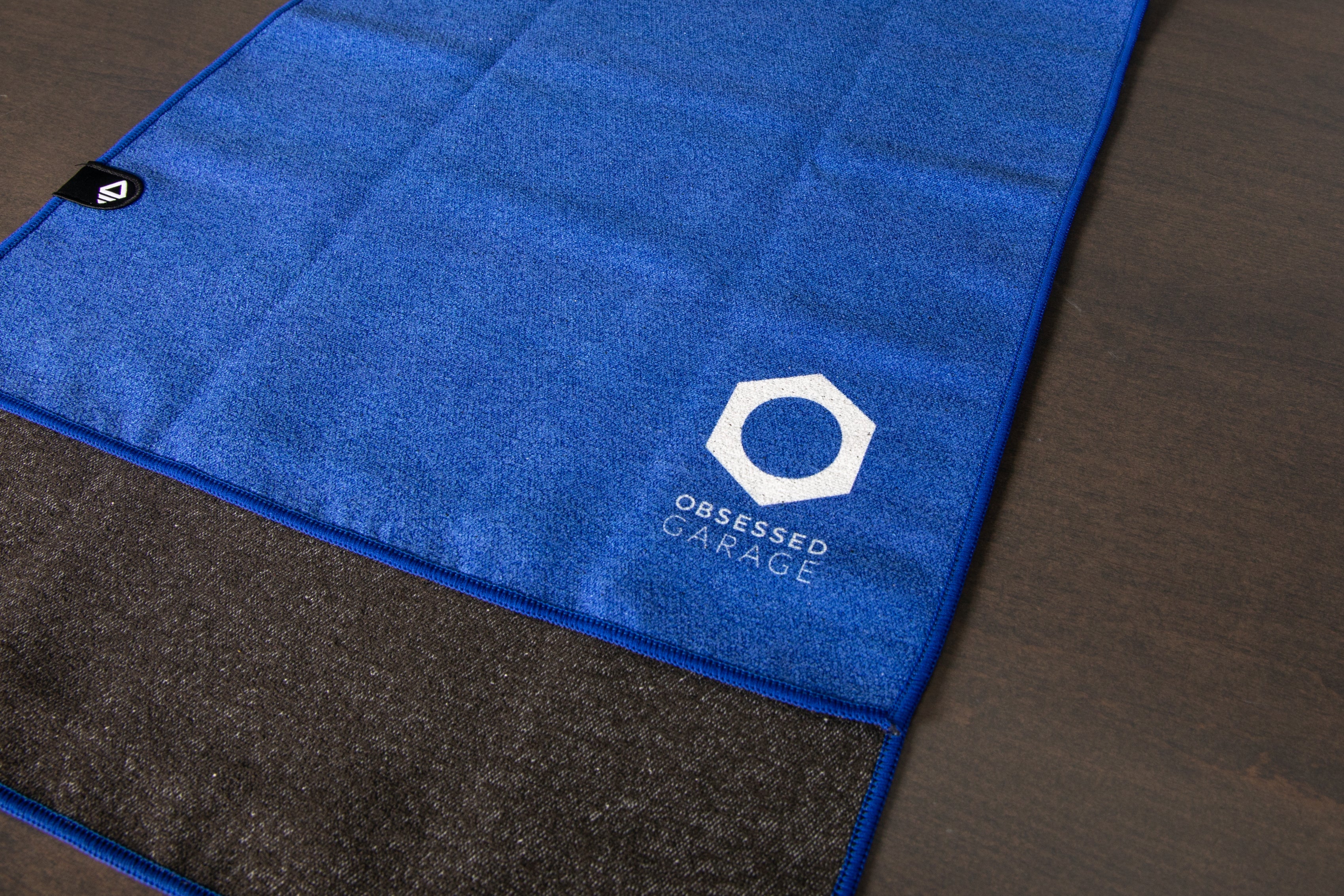 Premium Obsessed Garage Gym Towel - Super Absorbent Microfiber Workout Towel for Fitness, Gym & Home Exercise - Perfect for Sweat Absorption & Quick Drying