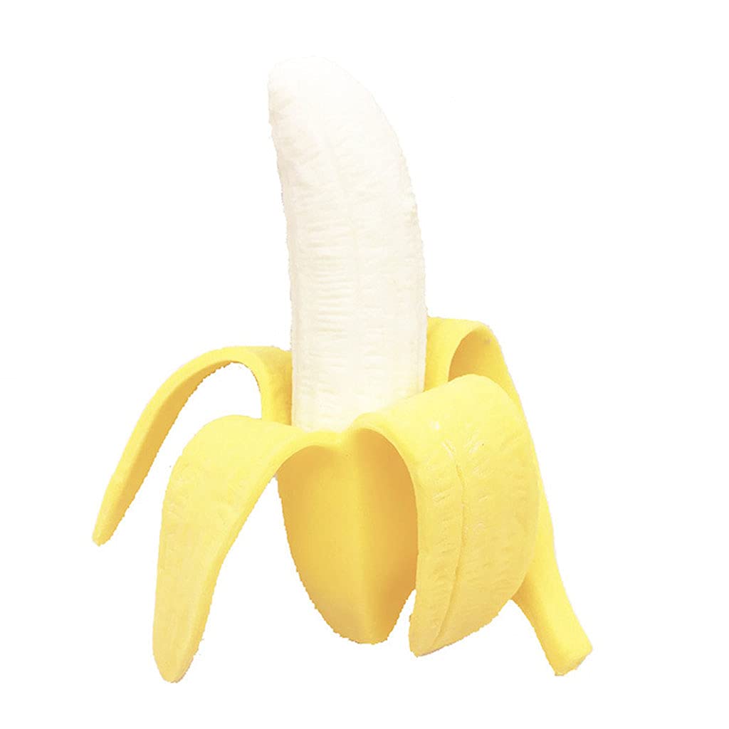 Yasu7 Party Favor Sets - 12 Pack Fidget Prank Toys for Anxiety Relief, Stress & Autism - Squishy Sarcocarp Sensory Toys with Realistic Peeling Banana - Fun Gifts for Kids, Adults, Classroom & Office Use